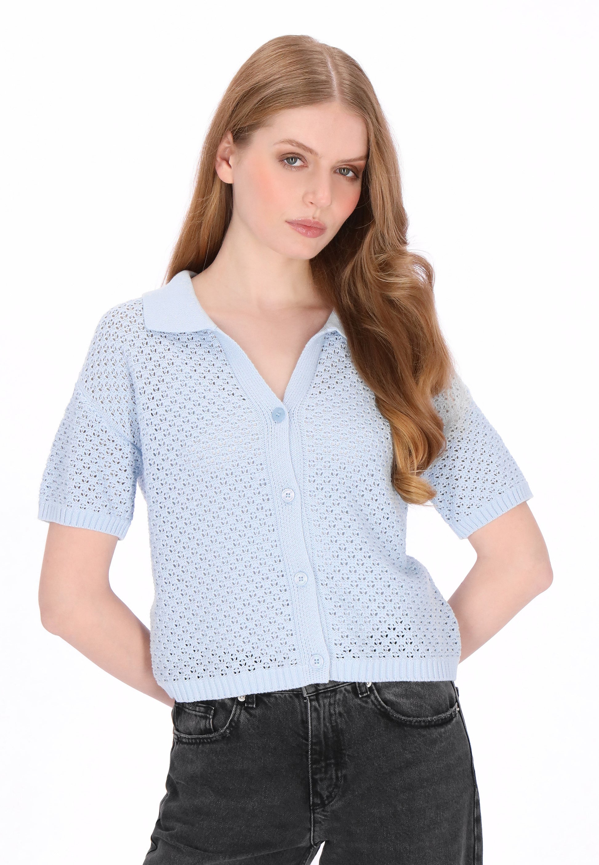 DreiMaster Vintage Damen Strickjacke