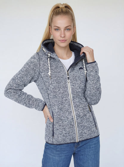 Strickfleecejacke