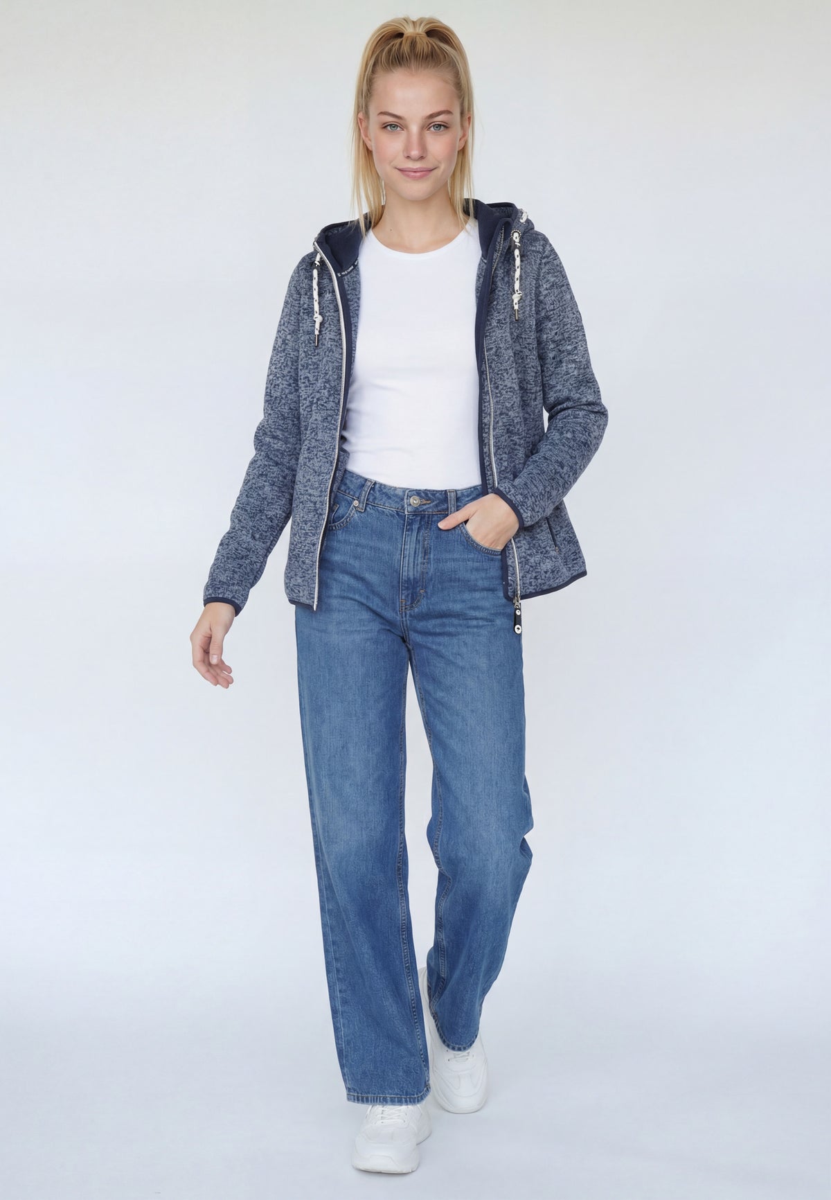 Schmuddelwedda Women's Strickfleecejacke