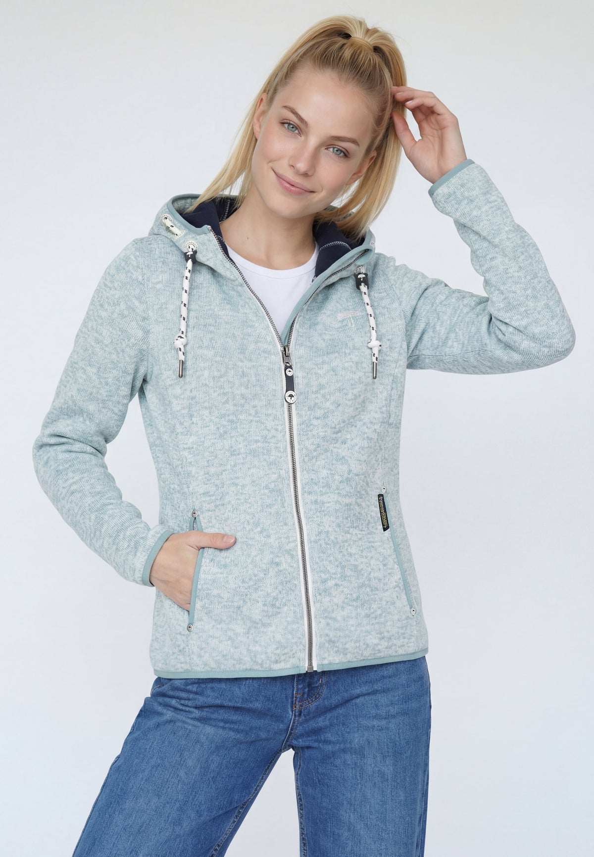 Schmuddelwedda Women's Strickfleecejacke