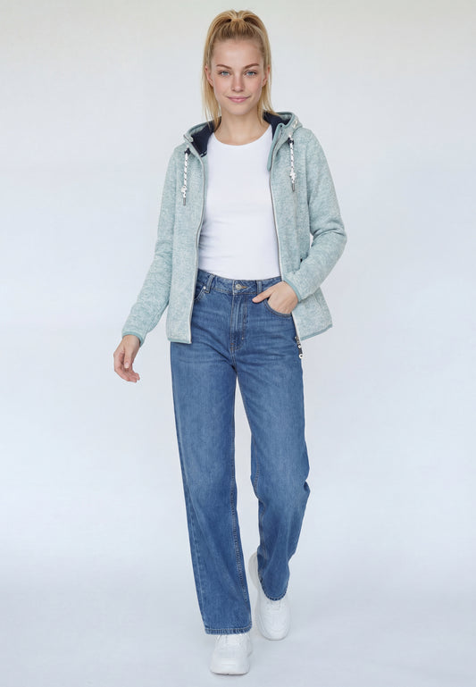 Schmuddelwedda Damen-Strickfleecejacke