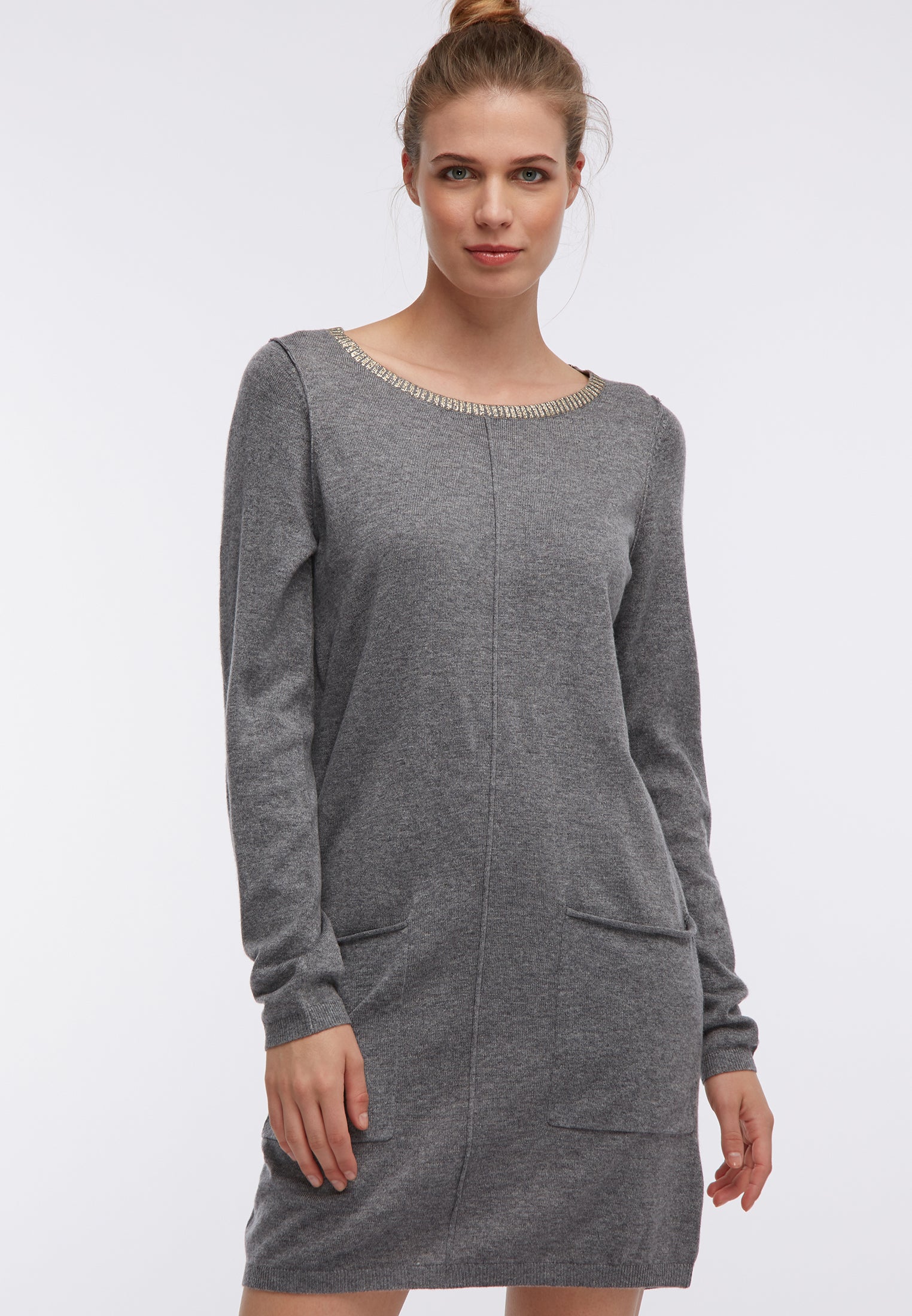 DreiMaster Damen-Strickkleid