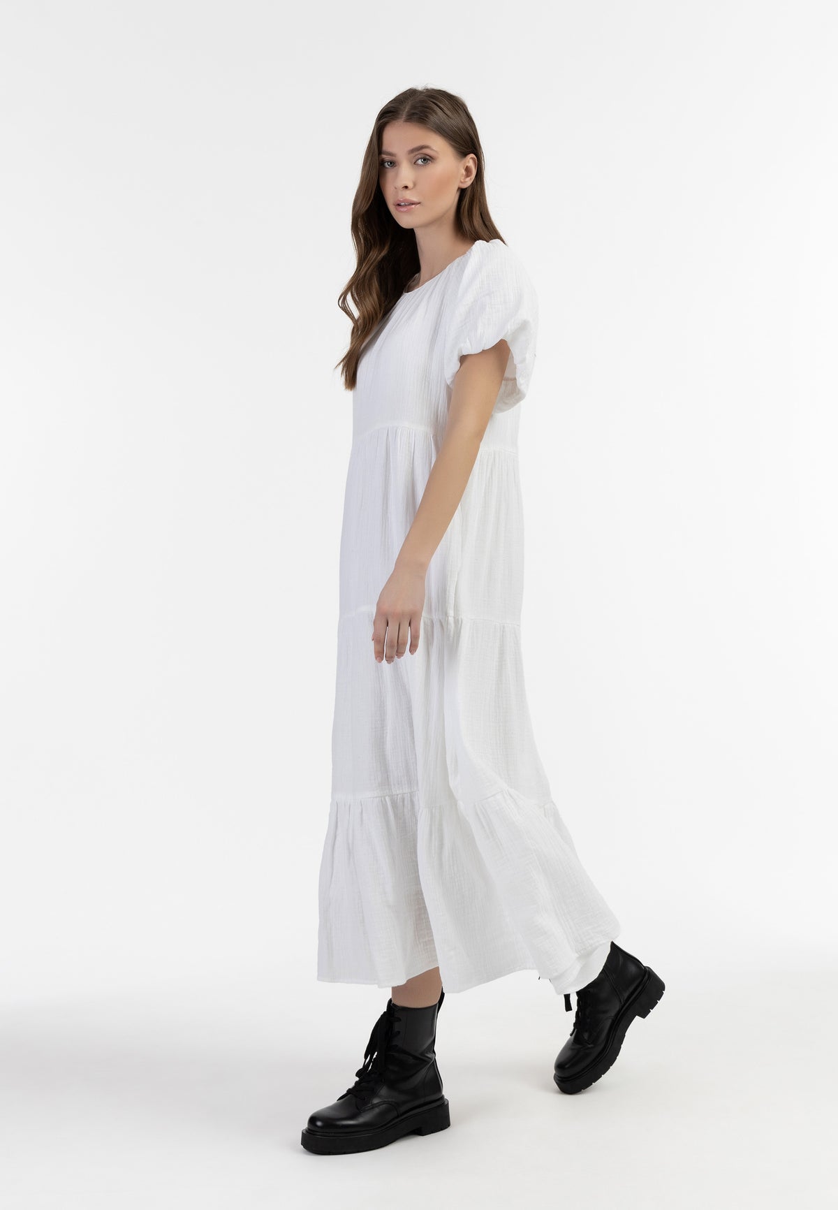 DreiMaster Vintage Damen-Maxikleid
