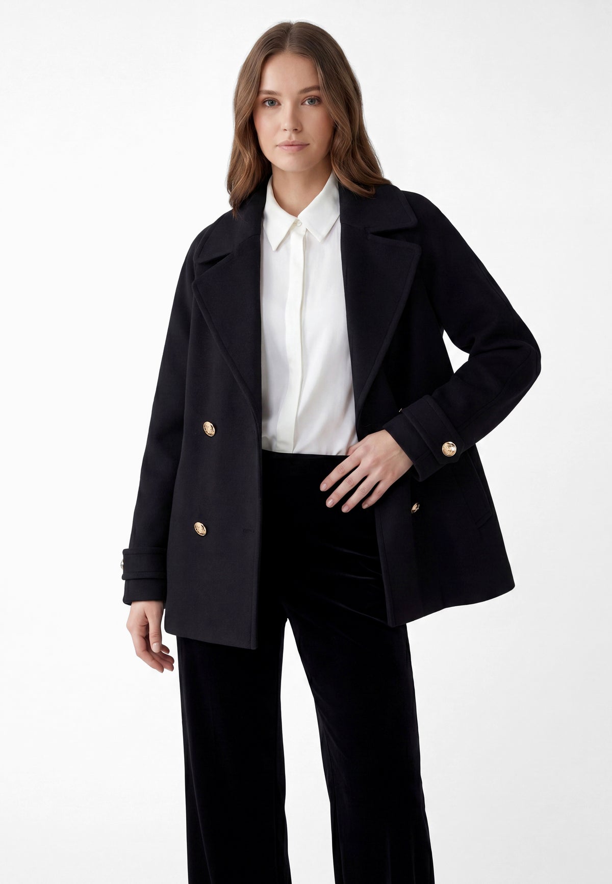 DreiMaster Klassik Damen Mantel