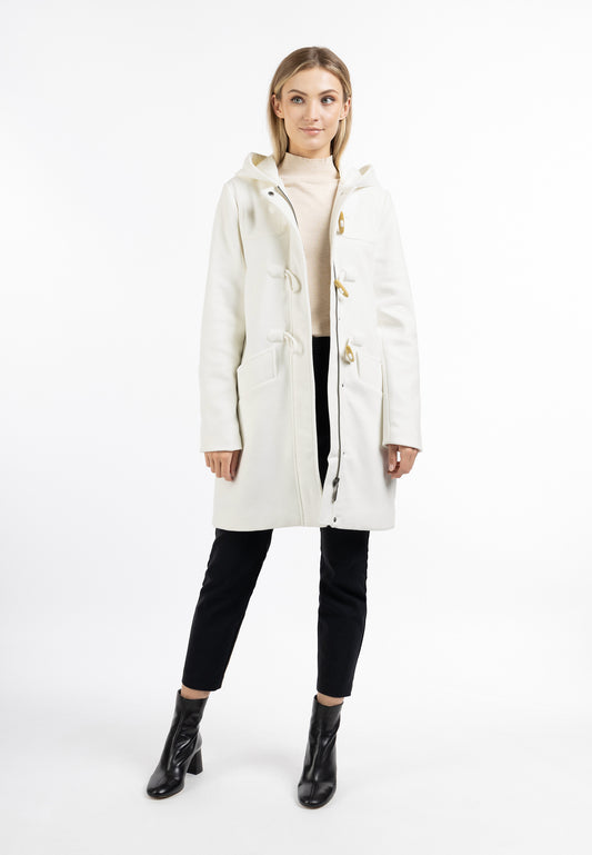 DreiMaster Klassik Damen-Dufflecoat aus Wollgemisch