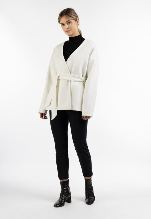 DreiMaster Klassik Women's Übergangsjacke aus Wollgemisch