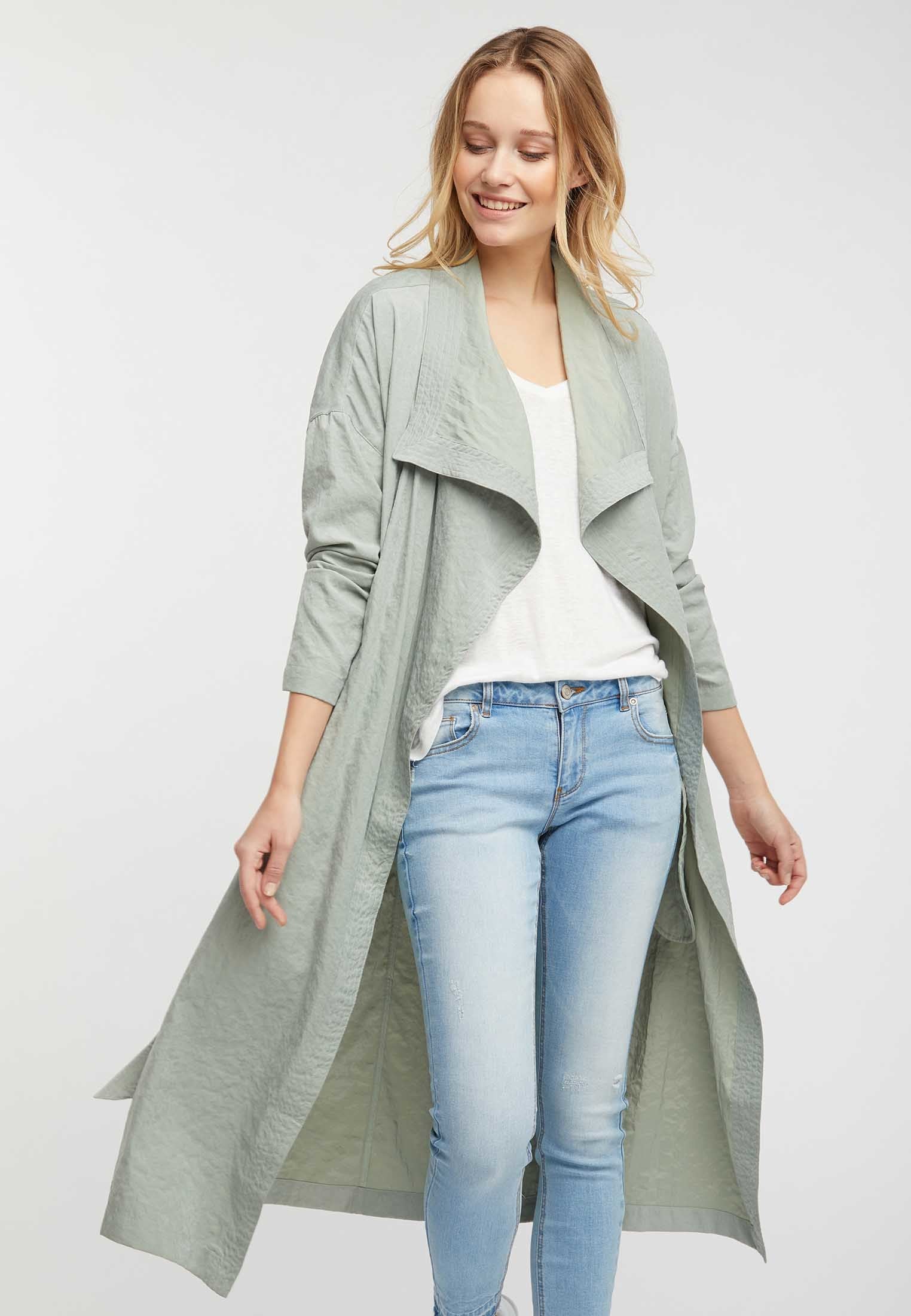 DreiMaster Vintage Damen-Wickelmantel