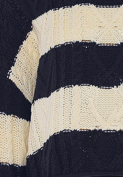 DreiMaster Vintage Damen-Pullover mit Streifen