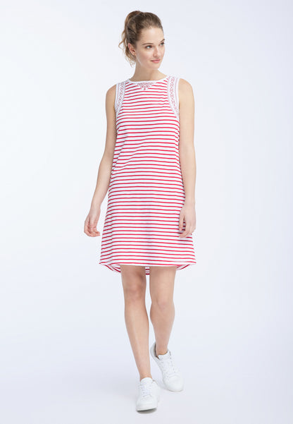 DreiMaster Maritim Women's Besticktes Damen Sommerkleid