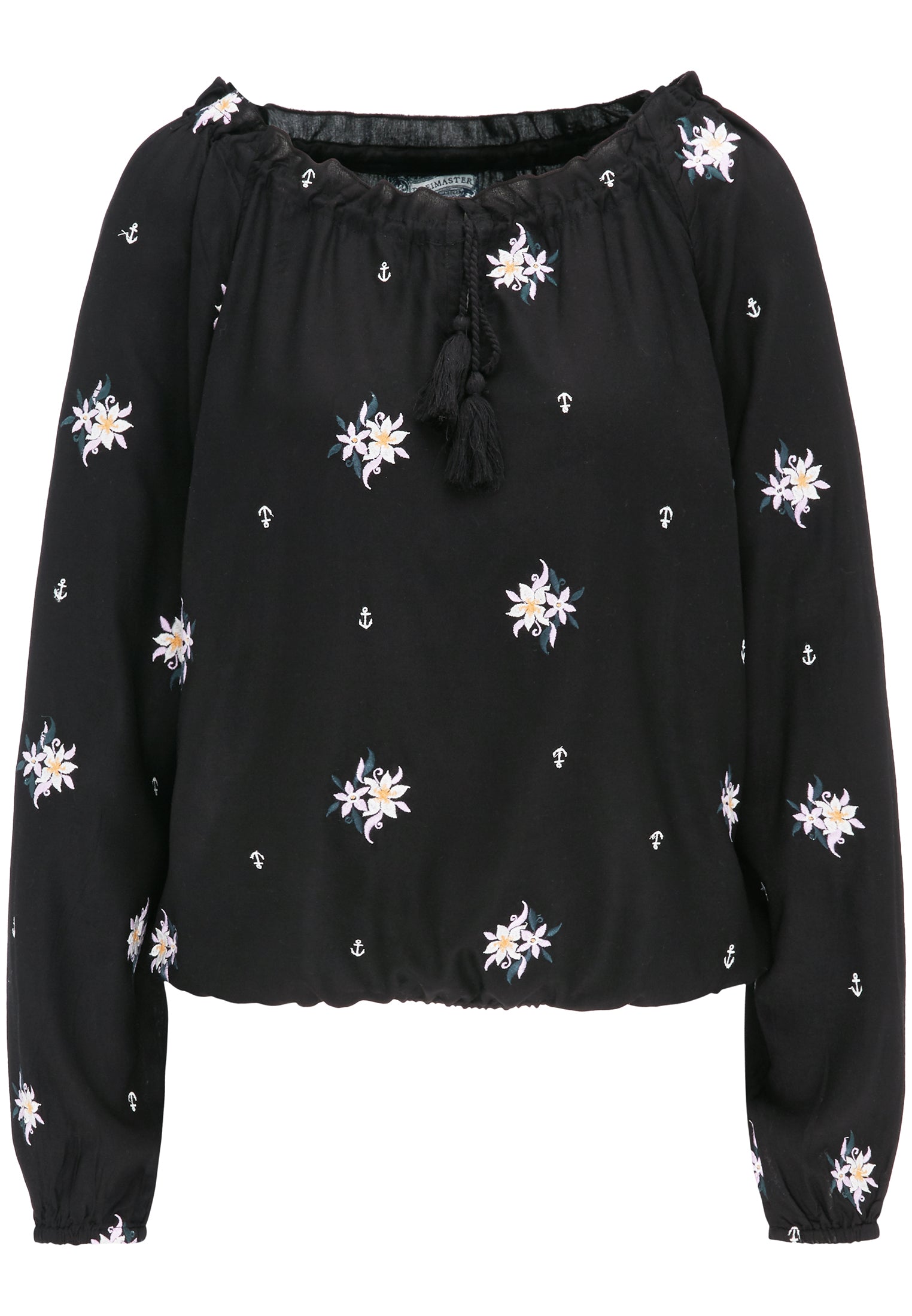 DreiMaster Vintage Bestickte Damenbluse