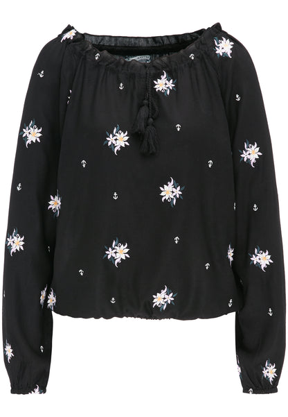 DreiMaster Vintage Bestickte Damenbluse