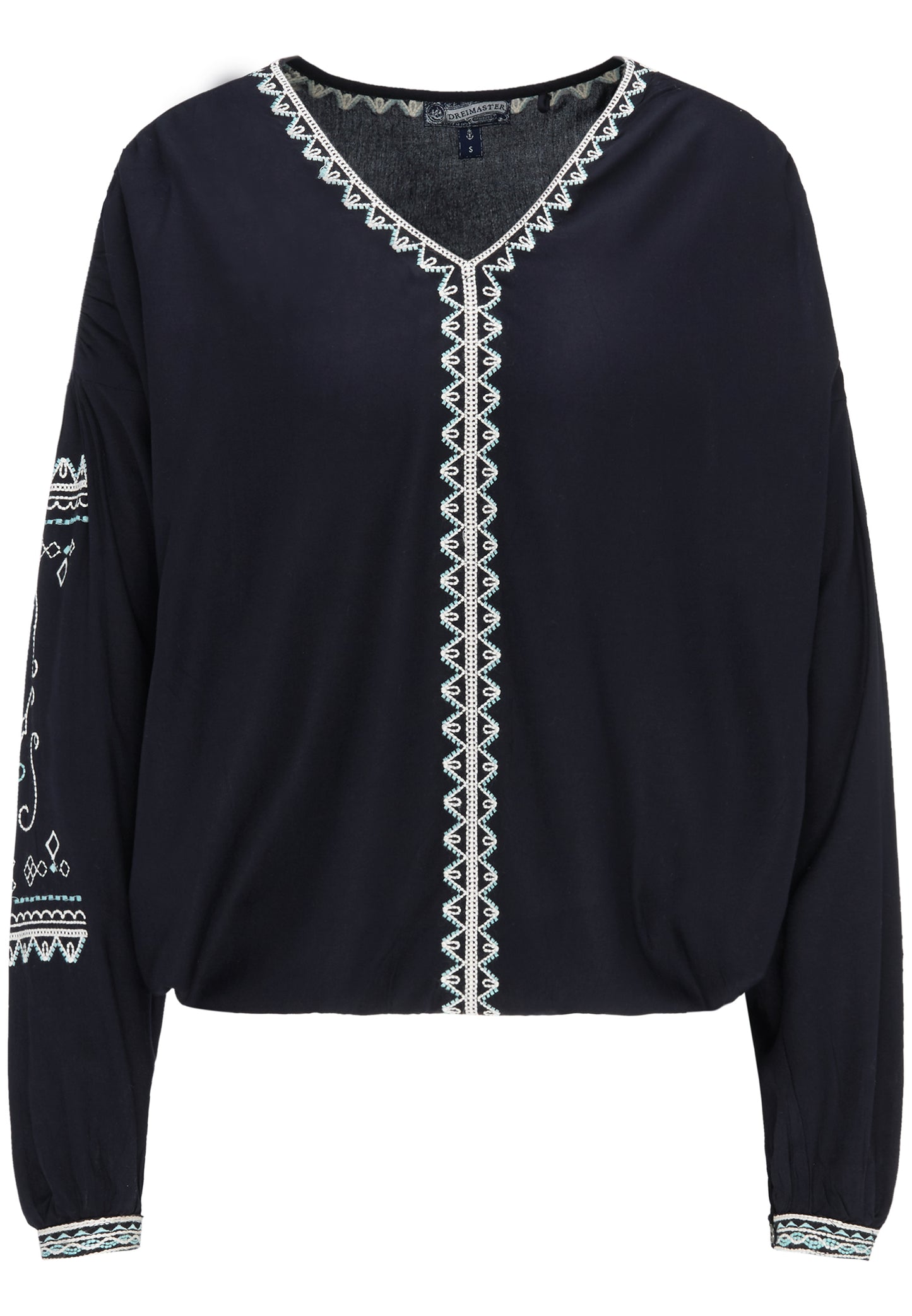 DreiMaster Vintage Women's Bestickte Bluse