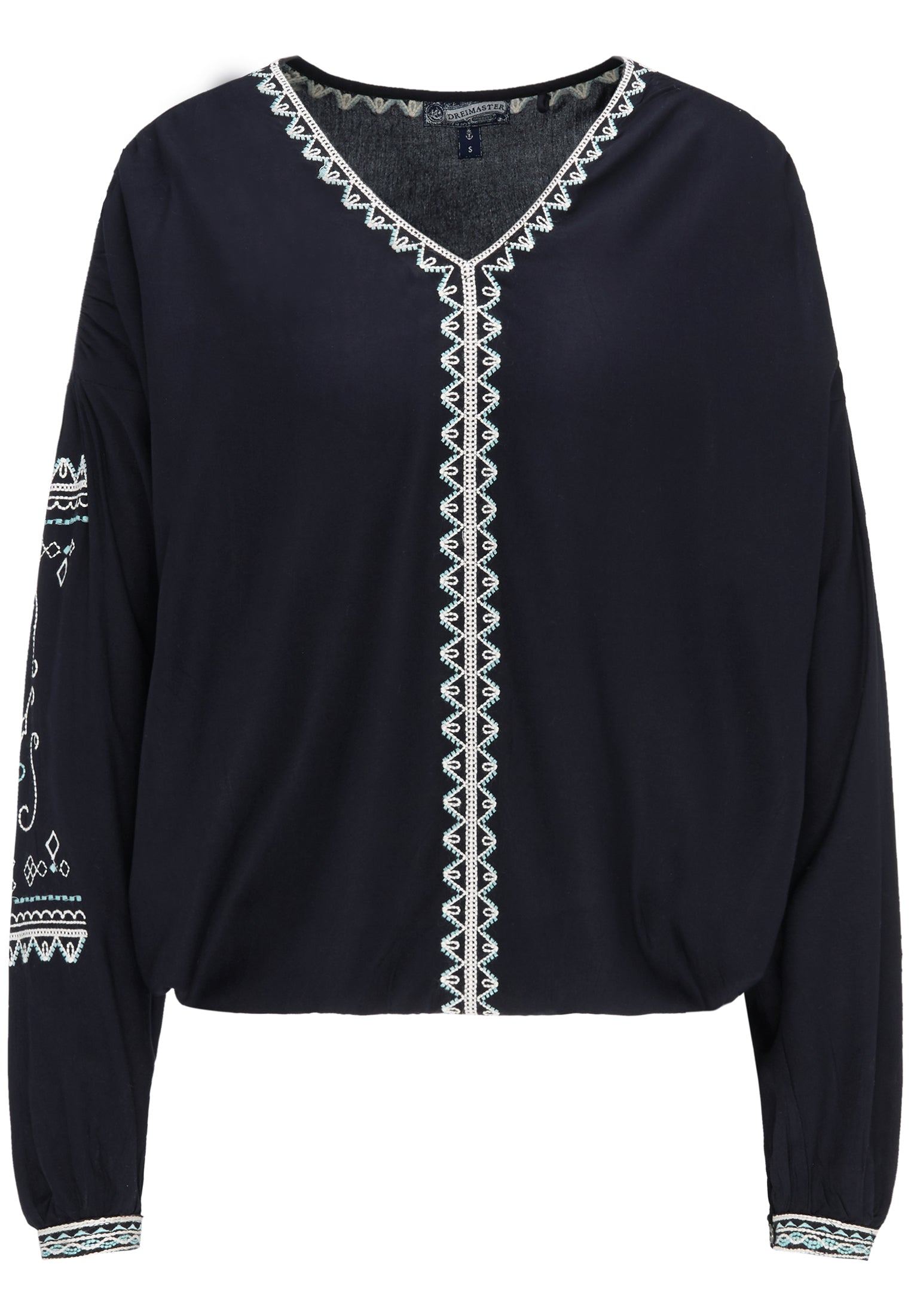 DreiMaster Vintage Women's Bestickte Bluse