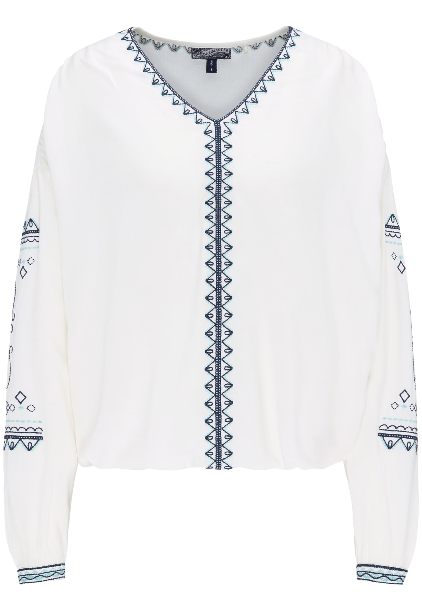 DreiMaster Vintage Women's Bestickte Bluse
