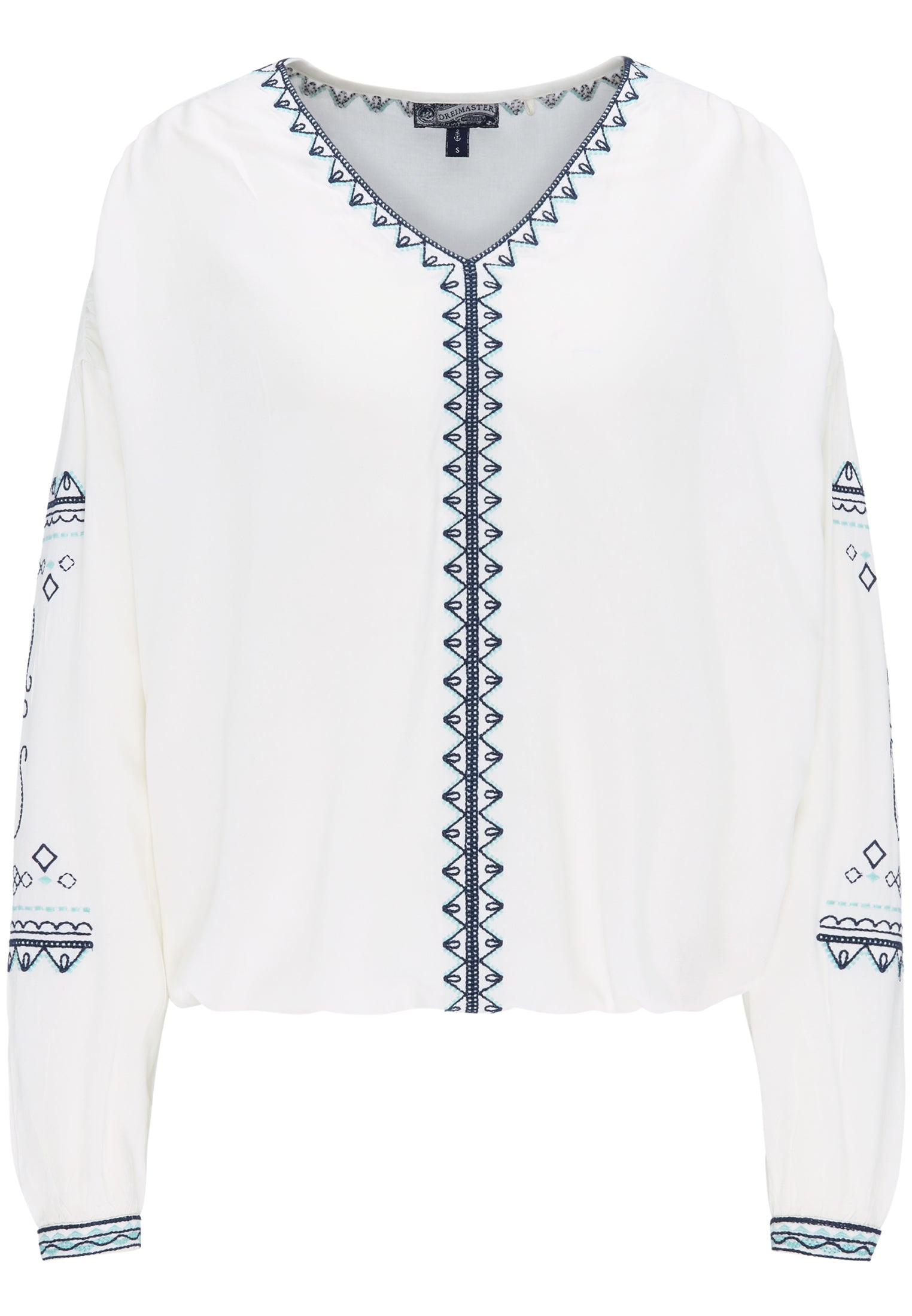 DreiMaster Vintage Women's Bestickte Bluse