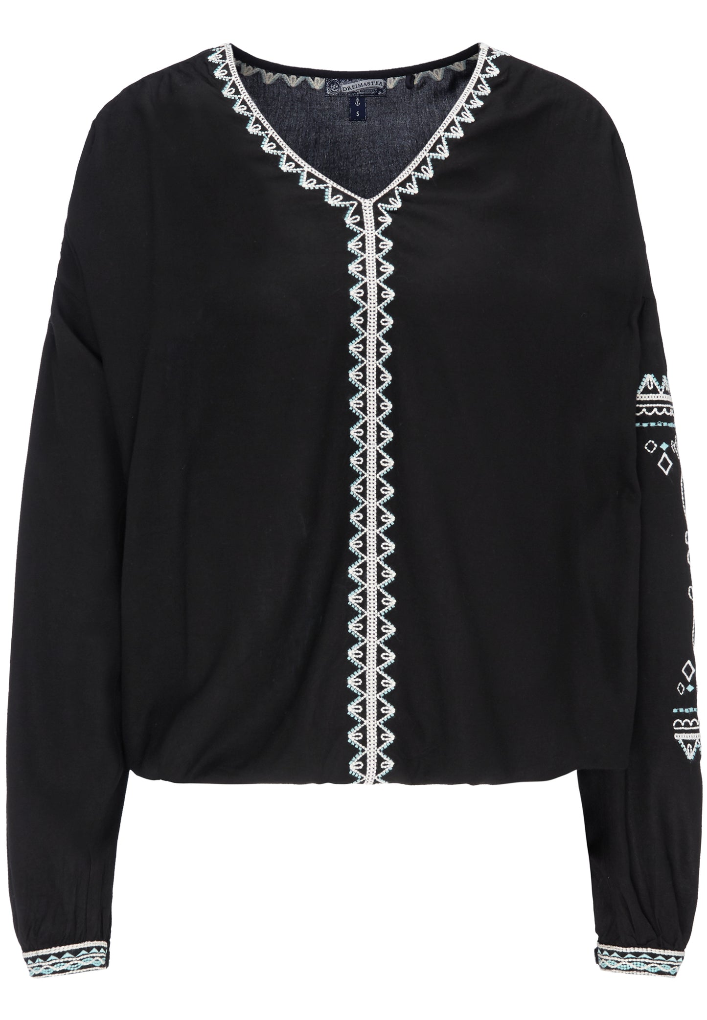 DreiMaster Vintage Women's Bestickte Bluse