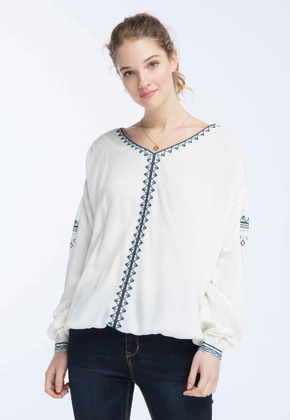 DreiMaster Vintage Women's Bestickte Bluse