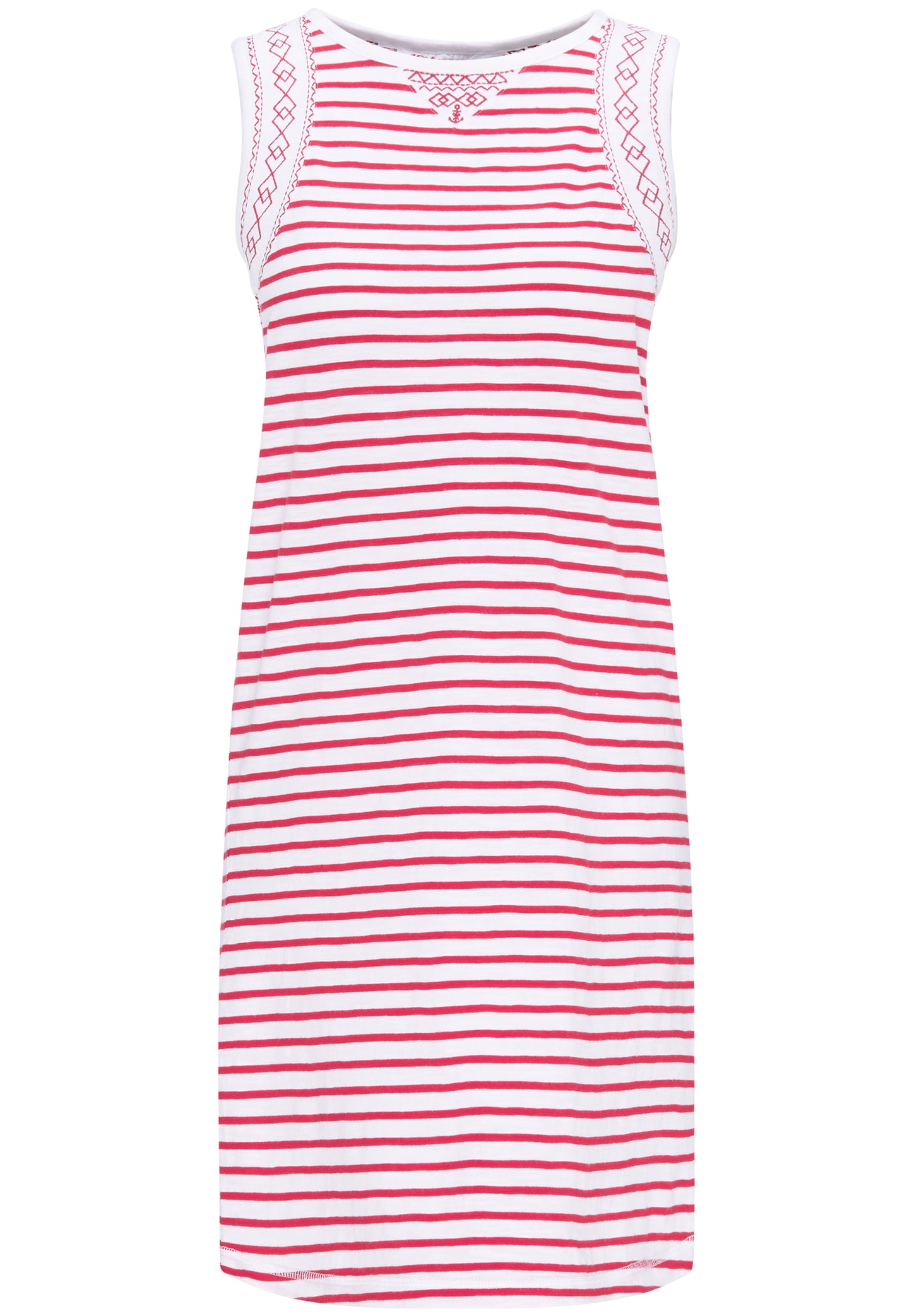 DreiMaster Maritim Women's Besticktes Damen Sommerkleid