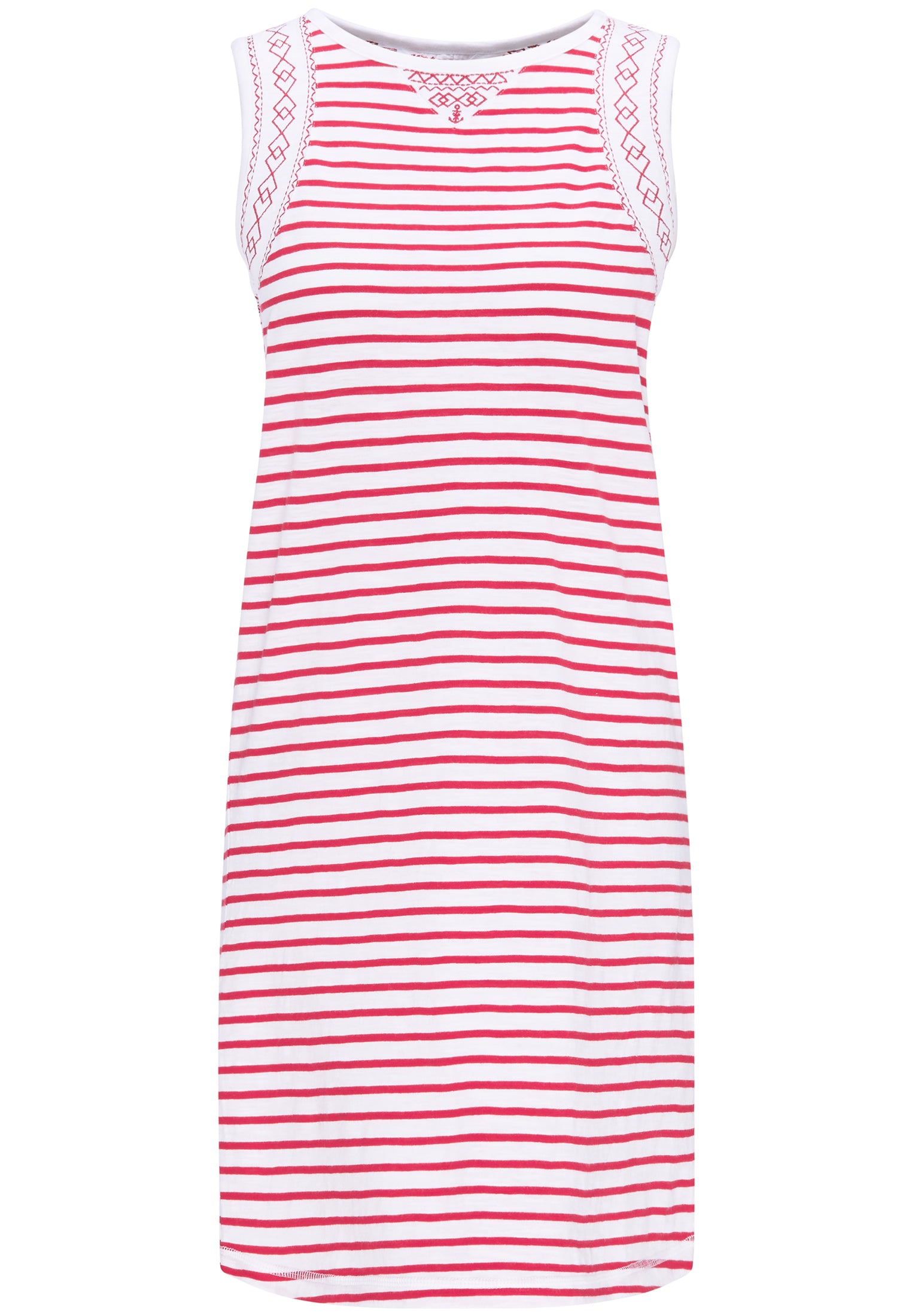 DreiMaster Maritim Women's Besticktes Damen Sommerkleid