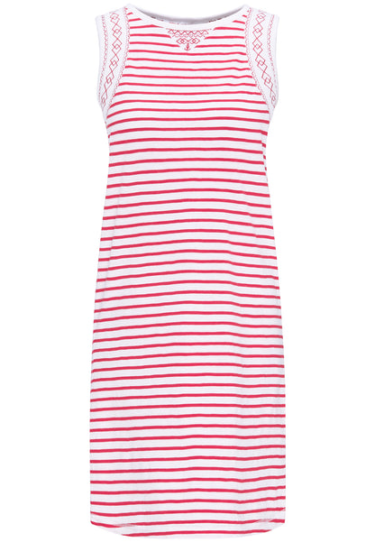 DreiMaster Maritim Women's Besticktes Damen Sommerkleid