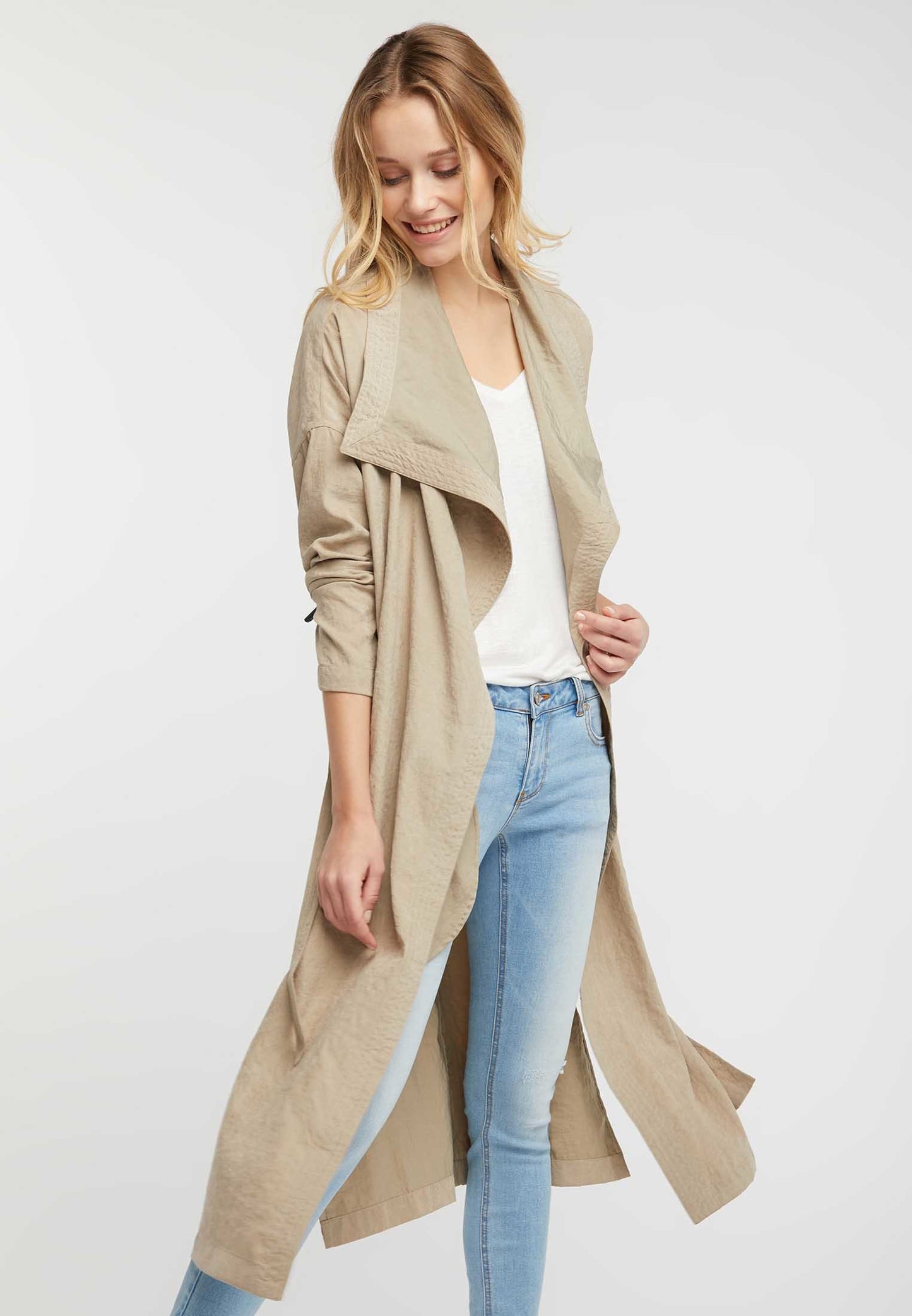 DreiMaster Vintage Damen-Wickelmantel