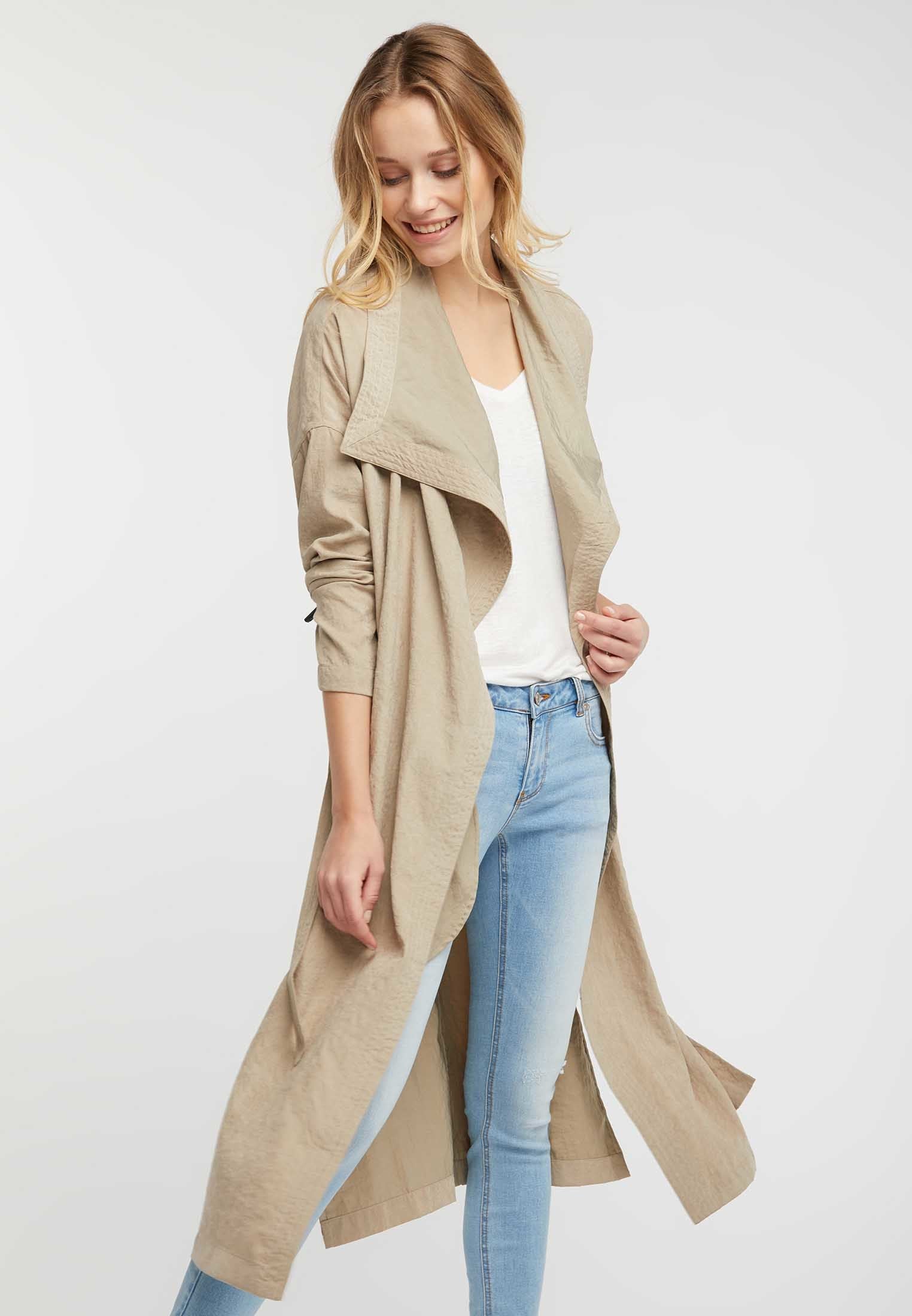 DreiMaster Vintage Damen-Wickelmantel
