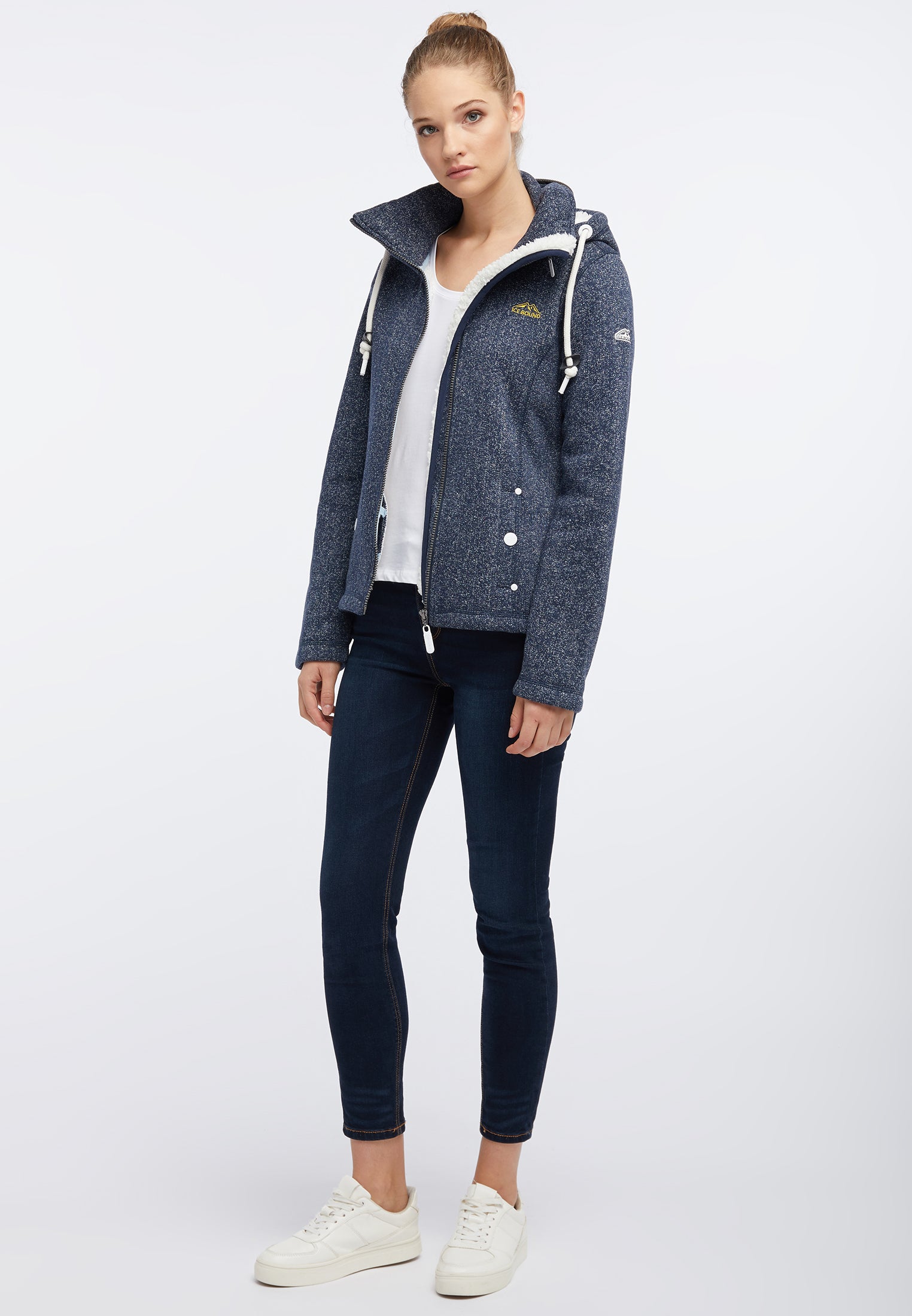ICEBOUND Damen-Strickfleecejacke