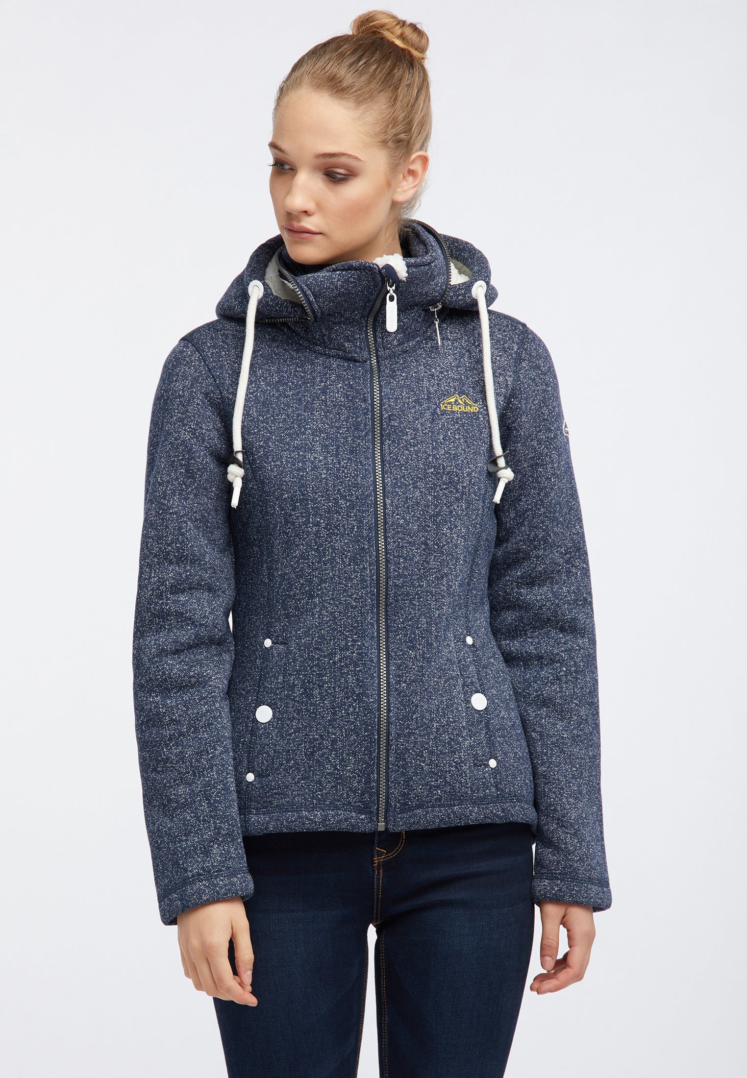 ICEBOUND Damen-Strickfleecejacke