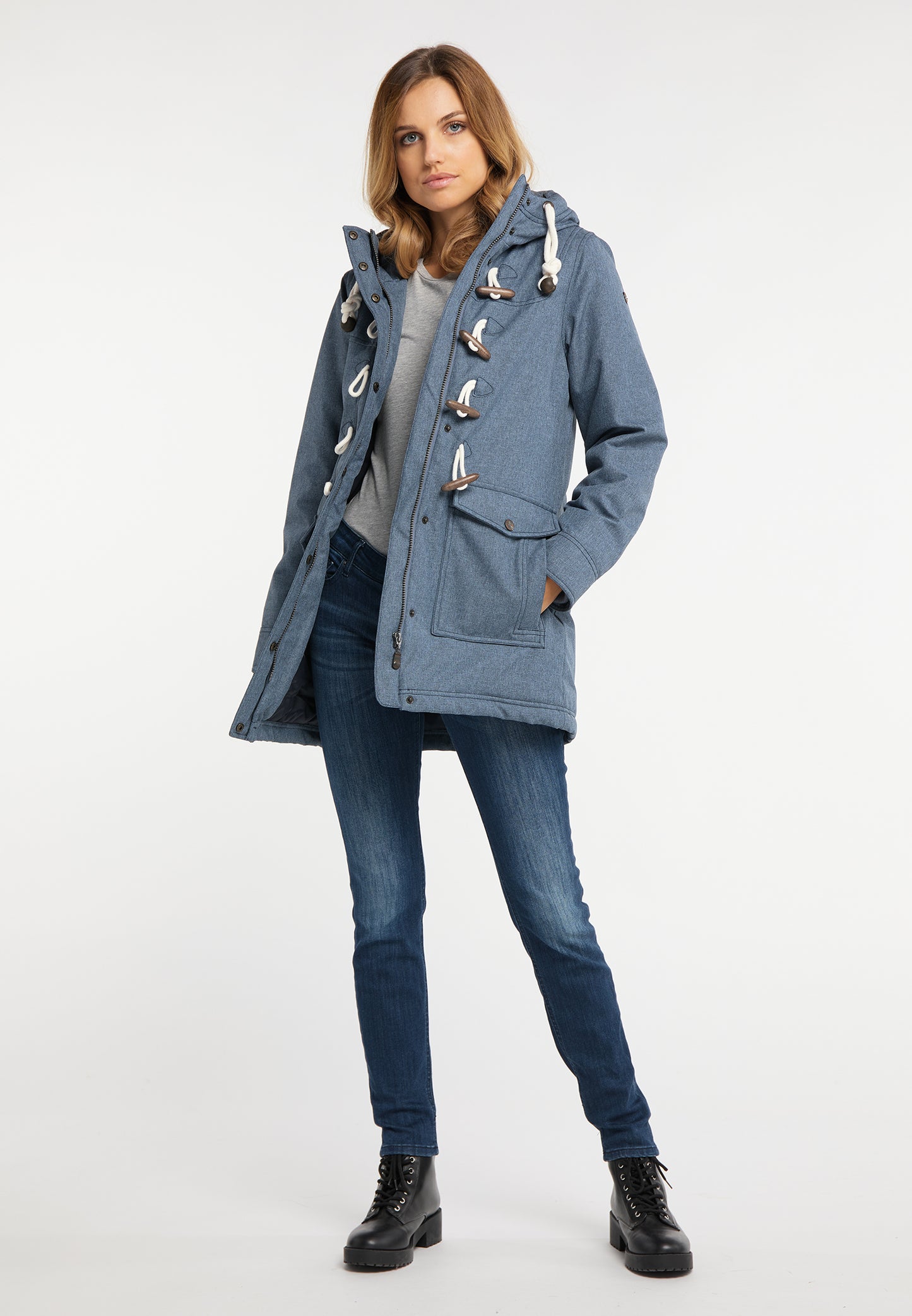 DreiMaster Klassik Damen-Dufflecoat