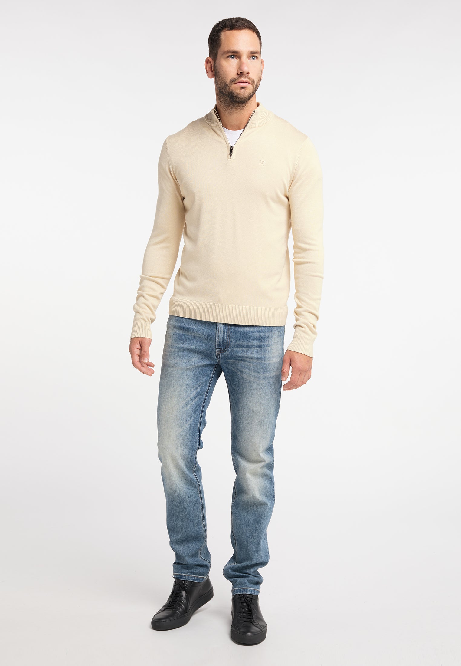 DreiMaster Klassik Herren-Strickpullover