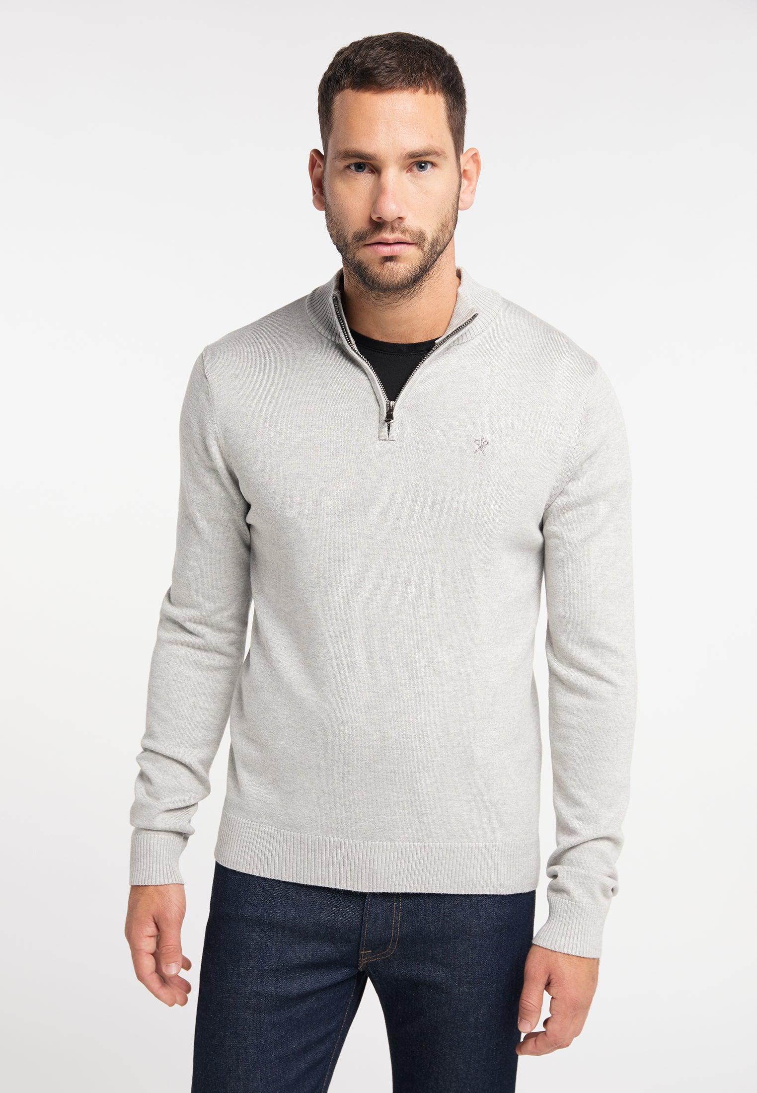 DreiMaster Klassik Herren-Strickpullover