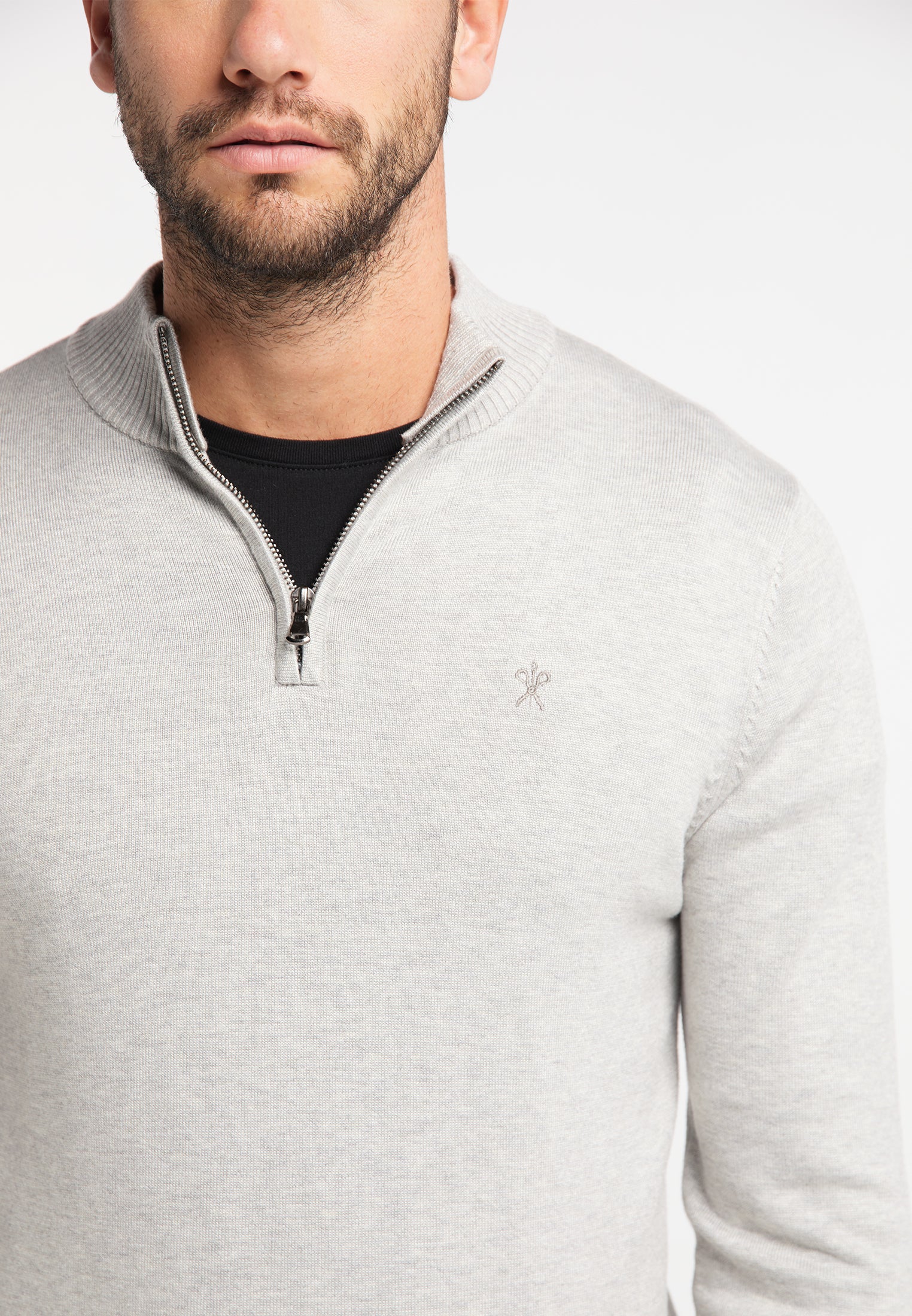 DreiMaster Klassik Herren-Strickpullover