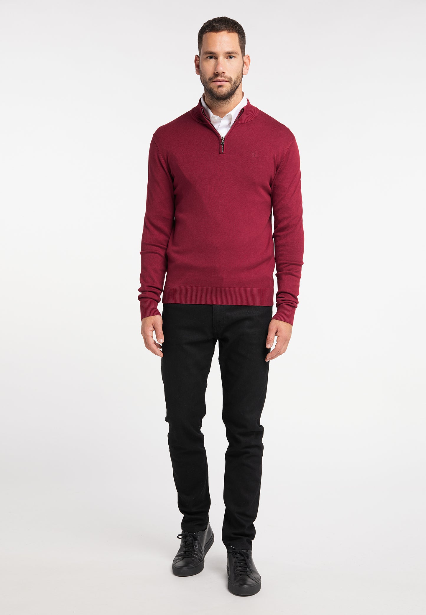 DreiMaster Klassik Herren-Strickpullover