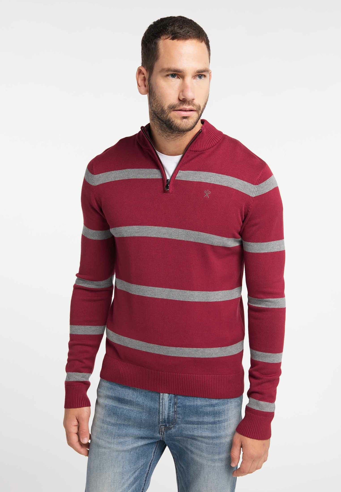 DreiMaster Klassik Herren-Strickpullover
