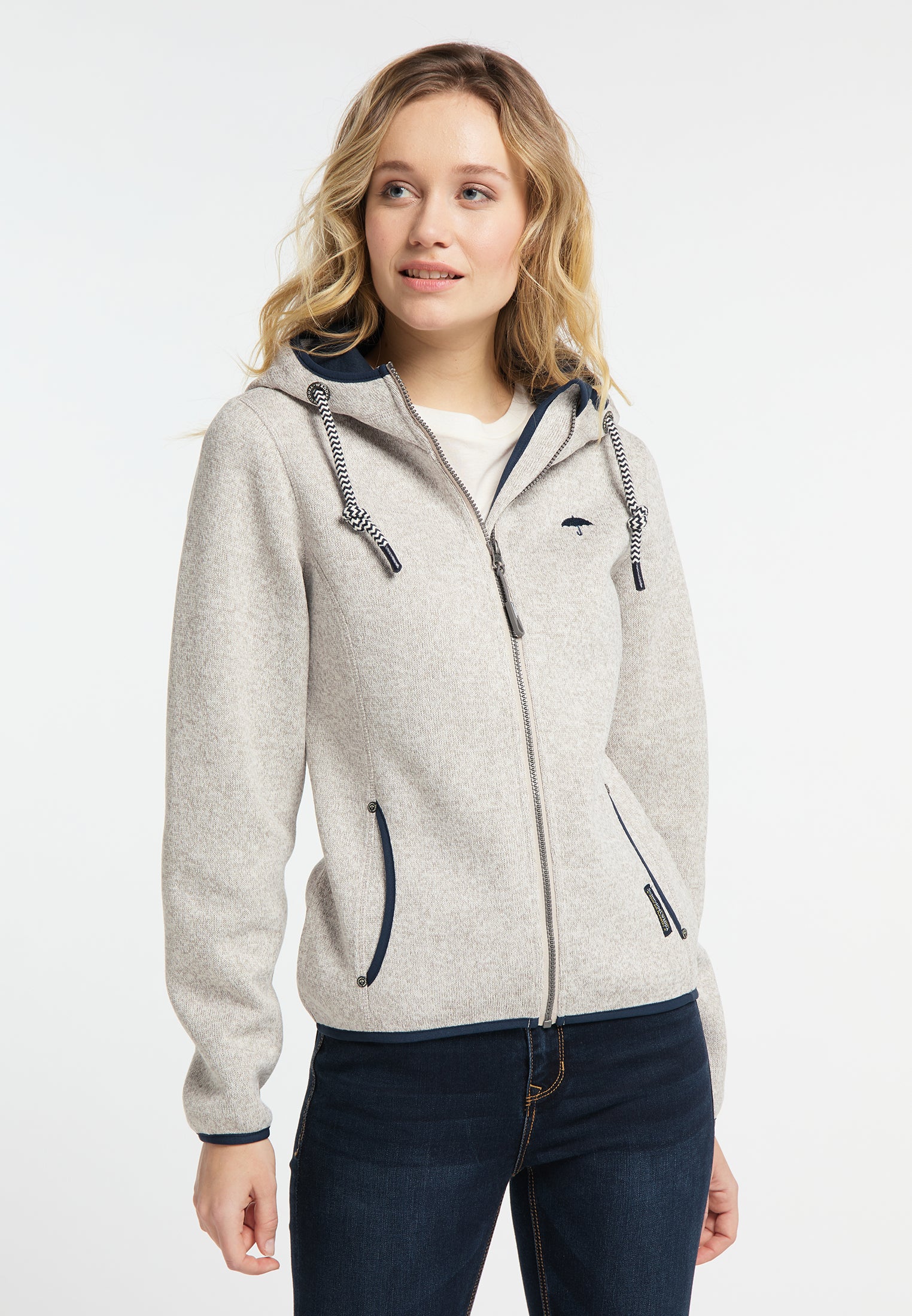 Schmuddelwedda Damen Strick-Jersey-Jacke