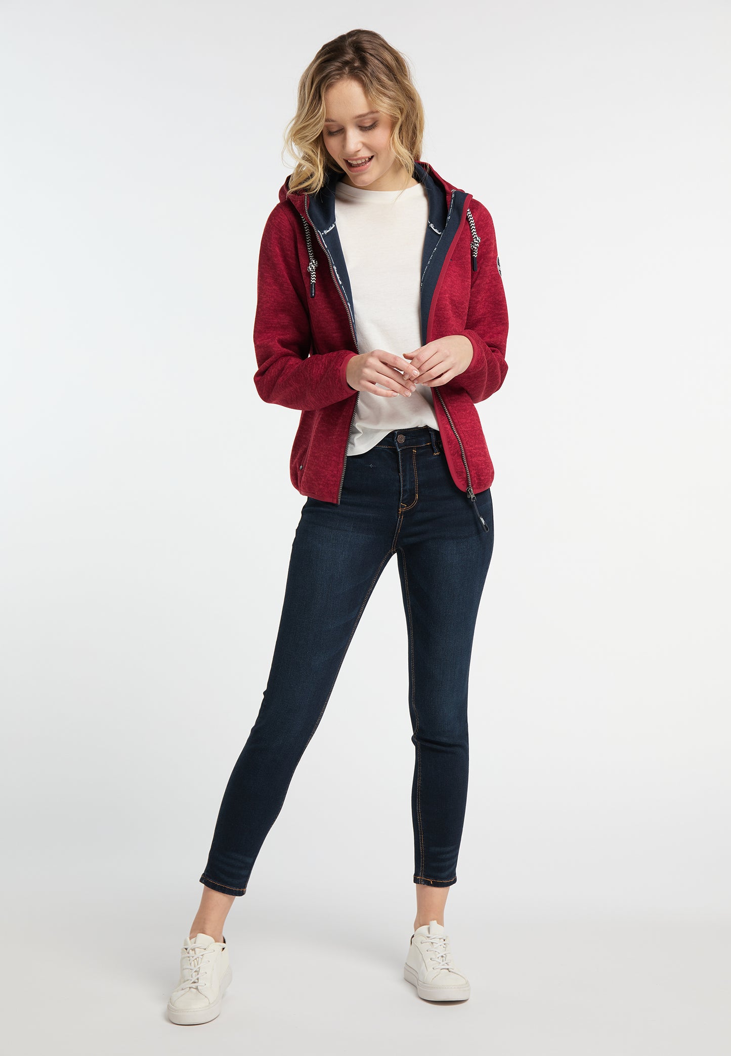 Schmuddelwedda Damen Strick-Jersey-Jacke