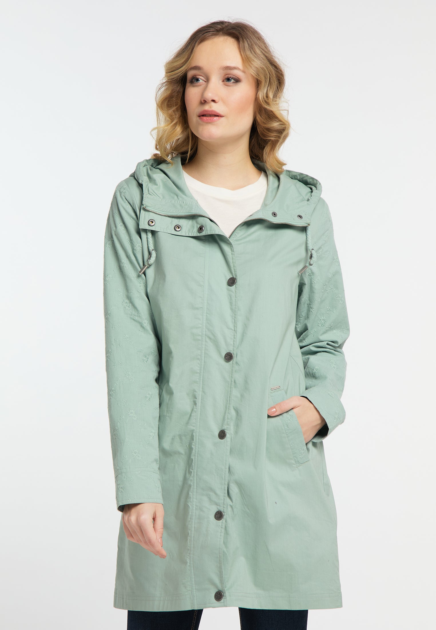 DreiMaster Vintage Damen Parka aus Baumwolle