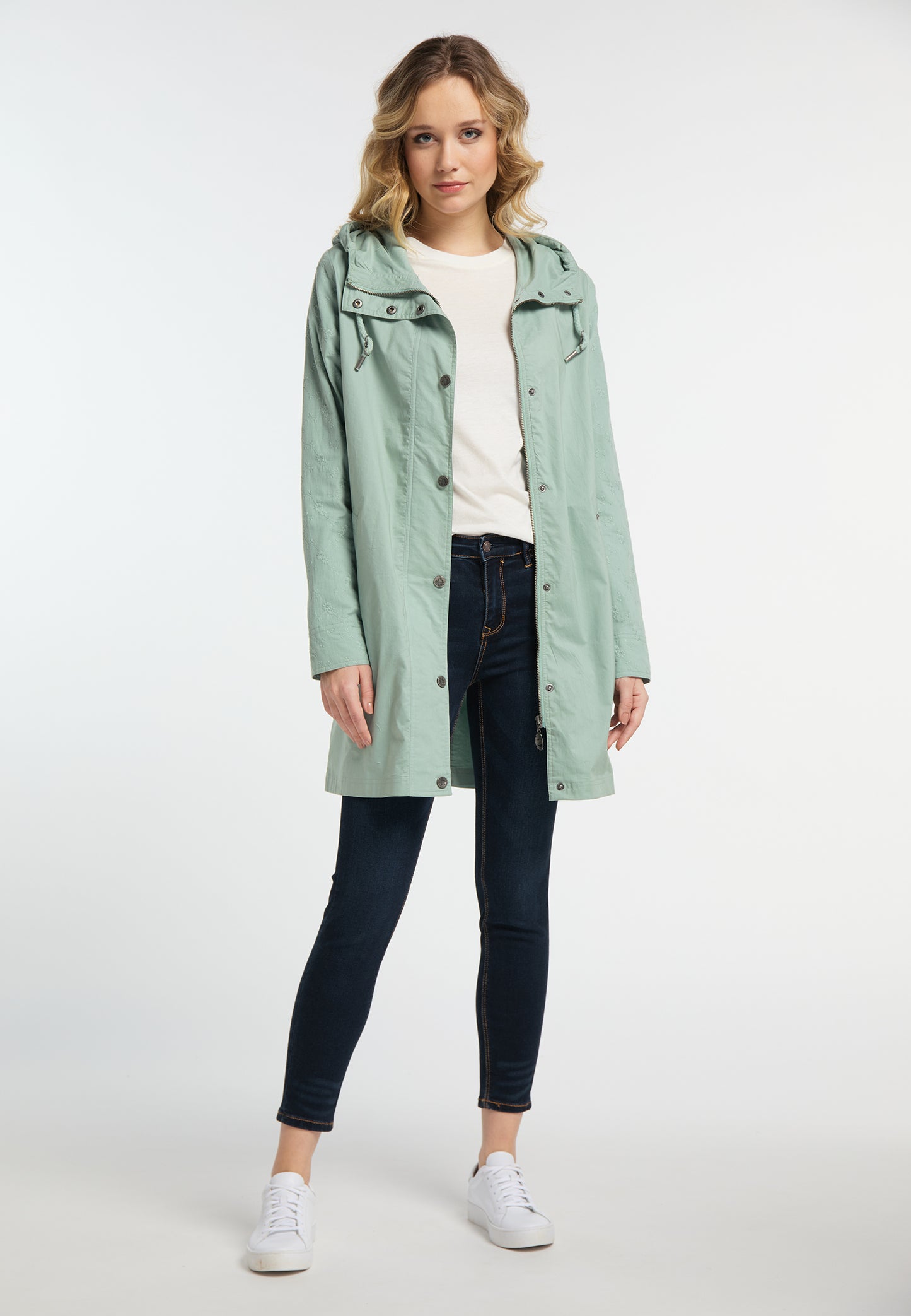 DreiMaster Vintage Damen Parka aus Baumwolle