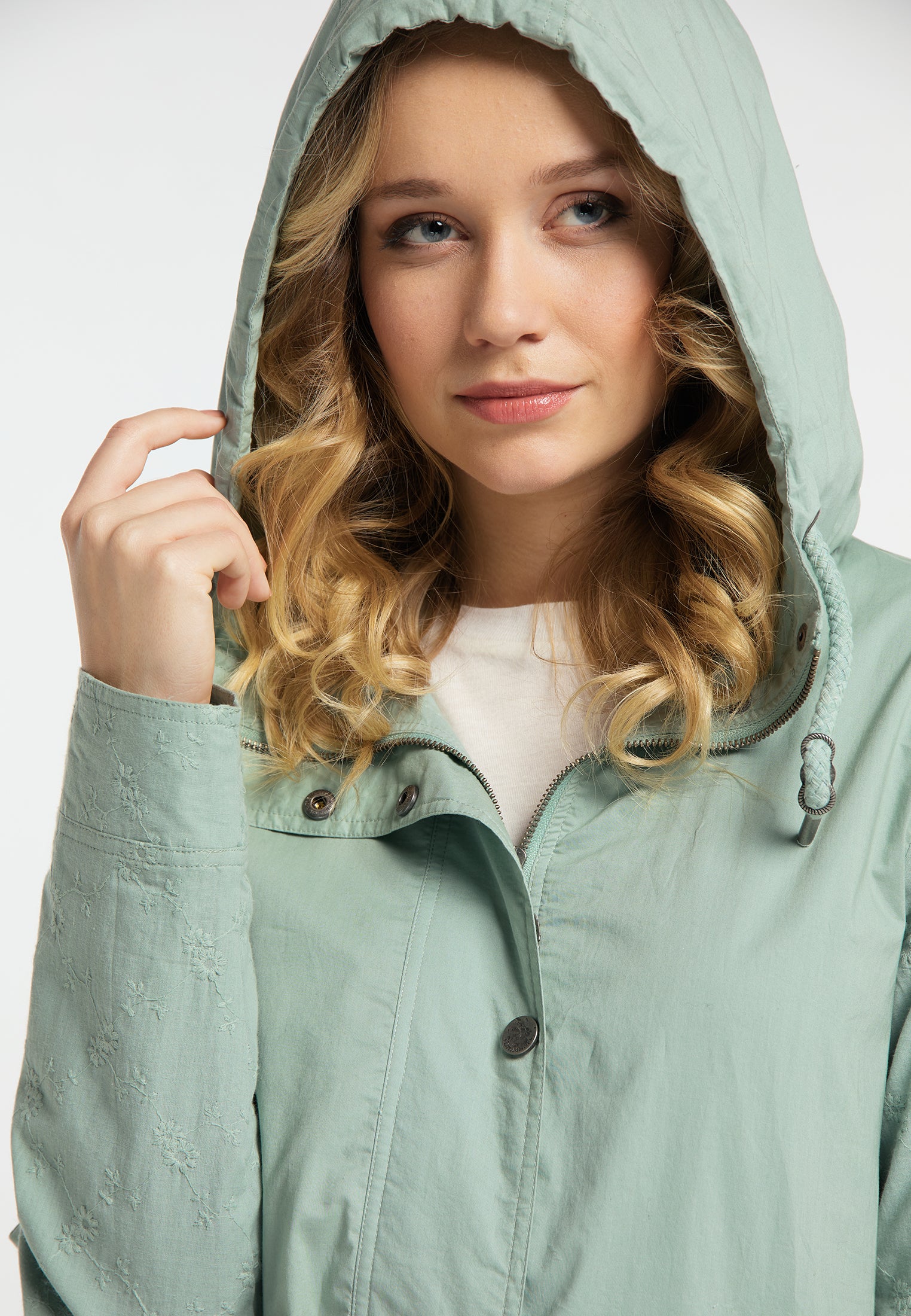 DreiMaster Vintage Damen Parka aus Baumwolle