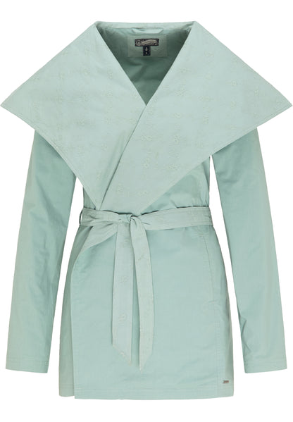 DreiMaster Vintage Damen-Kurzmantel aus Baumwolle