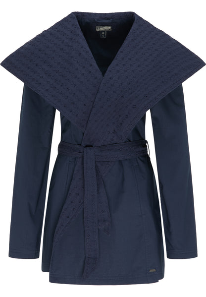 Dreimaster Vintage krótki bawełniany płaszcz damski