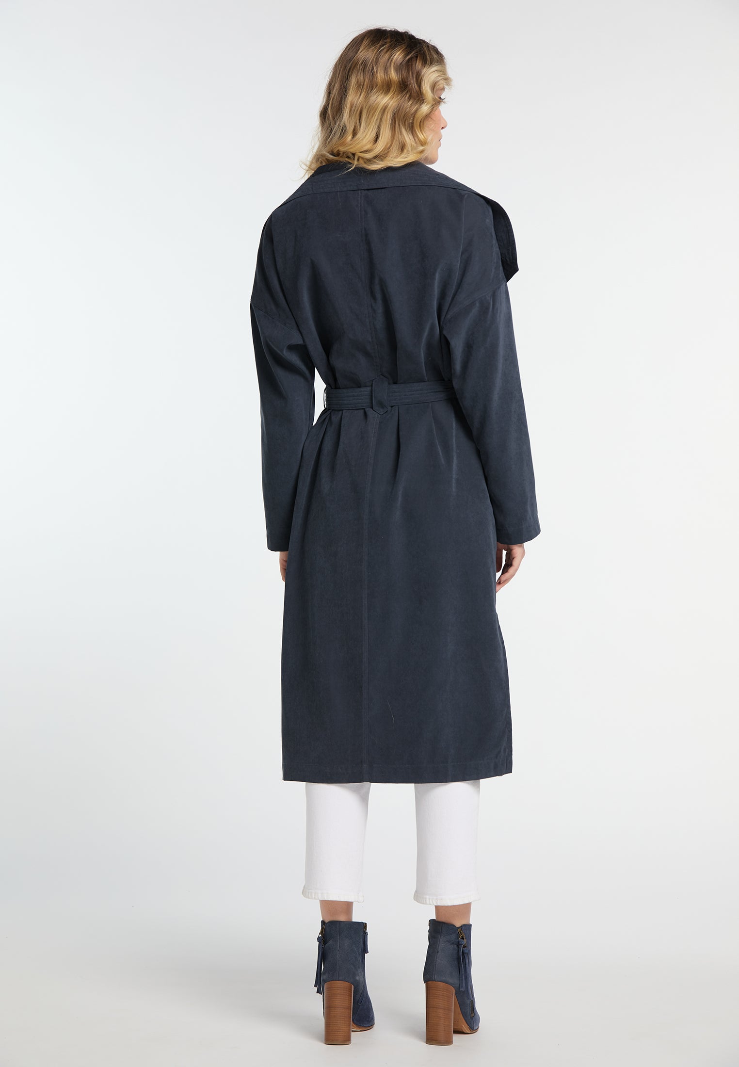 DreiMaster Vintage Damen-Cupro-Mantel
