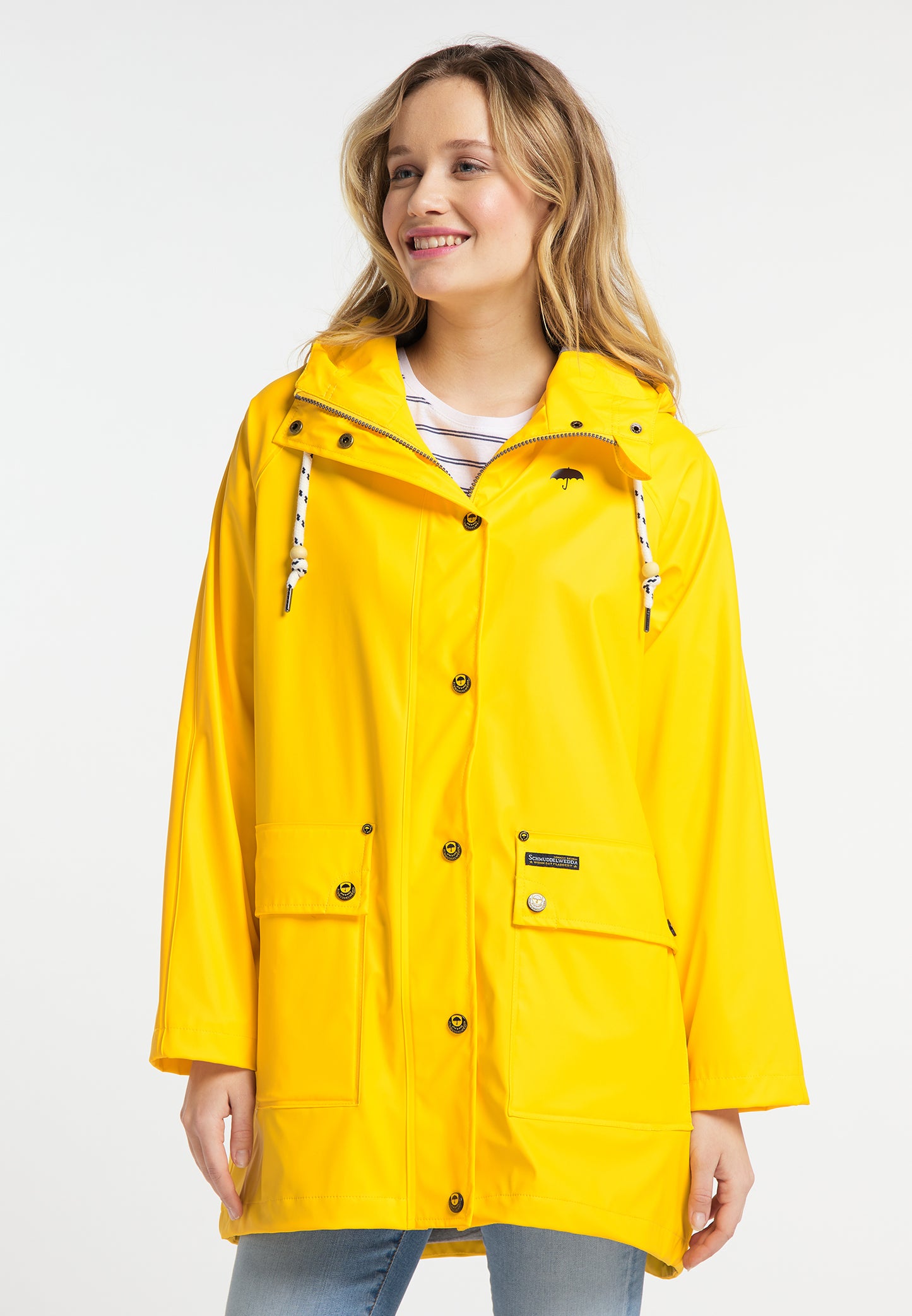 Schmuddelwedda Women's Oversized Regenmantel
