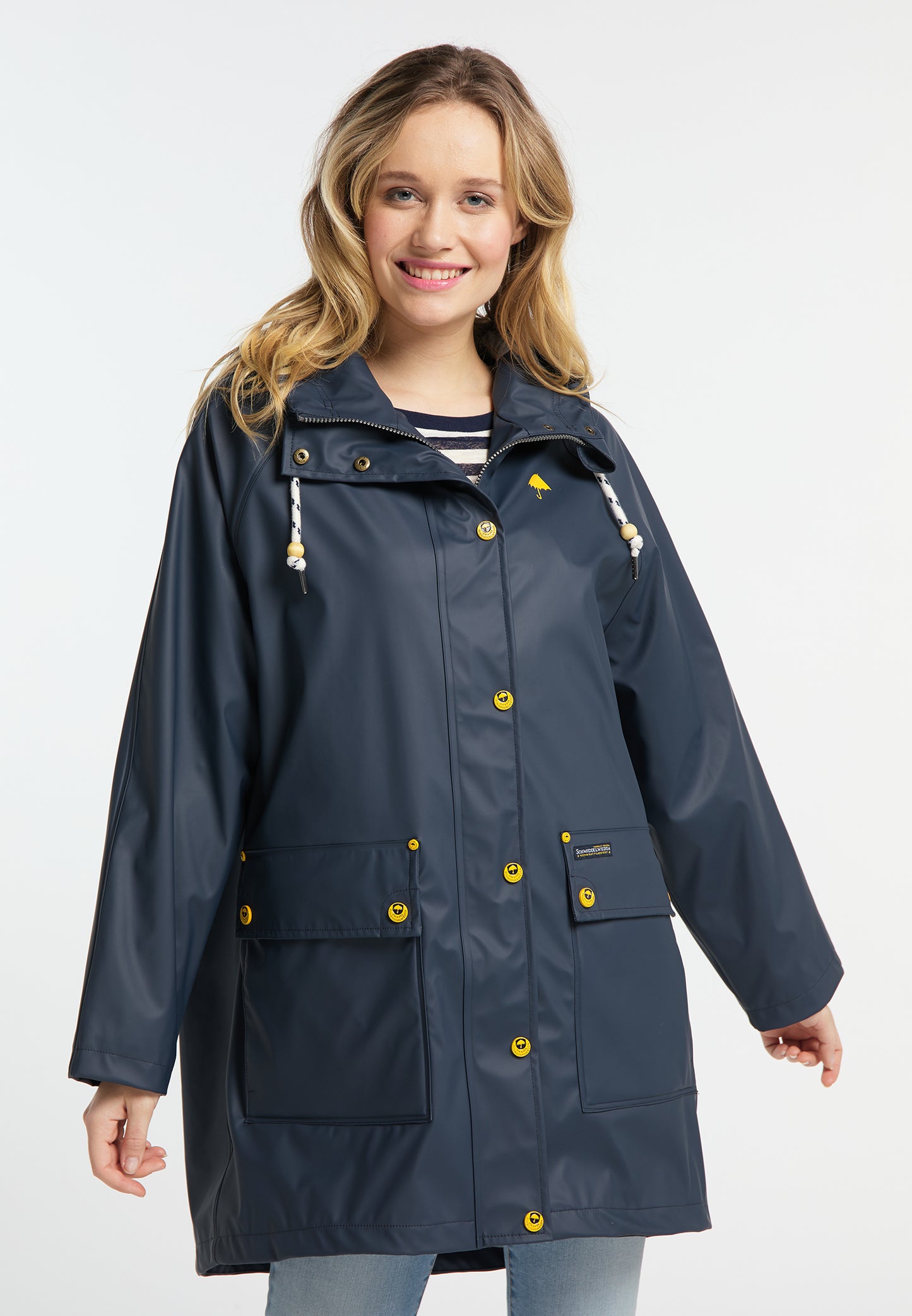 Schmuddelwedda Women's Oversized Regenmantel