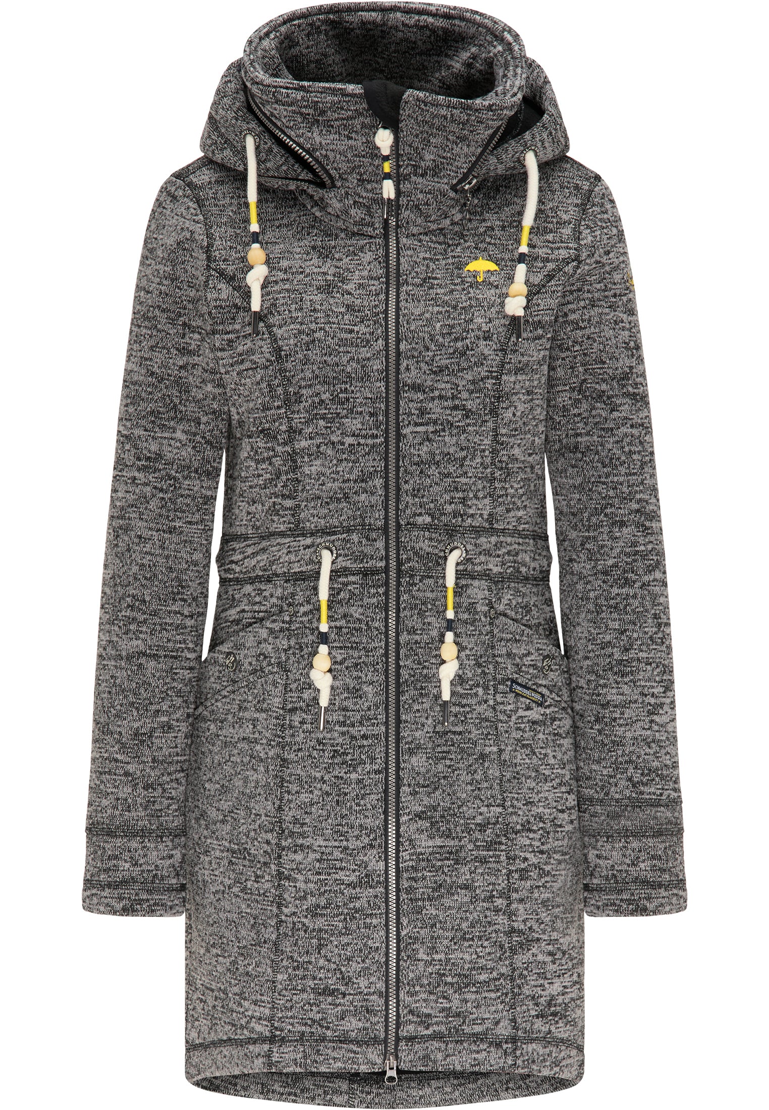 Schmuddelwedda Kobiety dzianinowy płaszcz polarowy