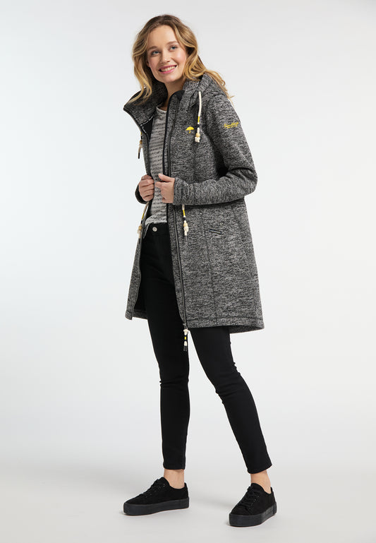 Schmuddelwedda Damen-Strickfleecemantel