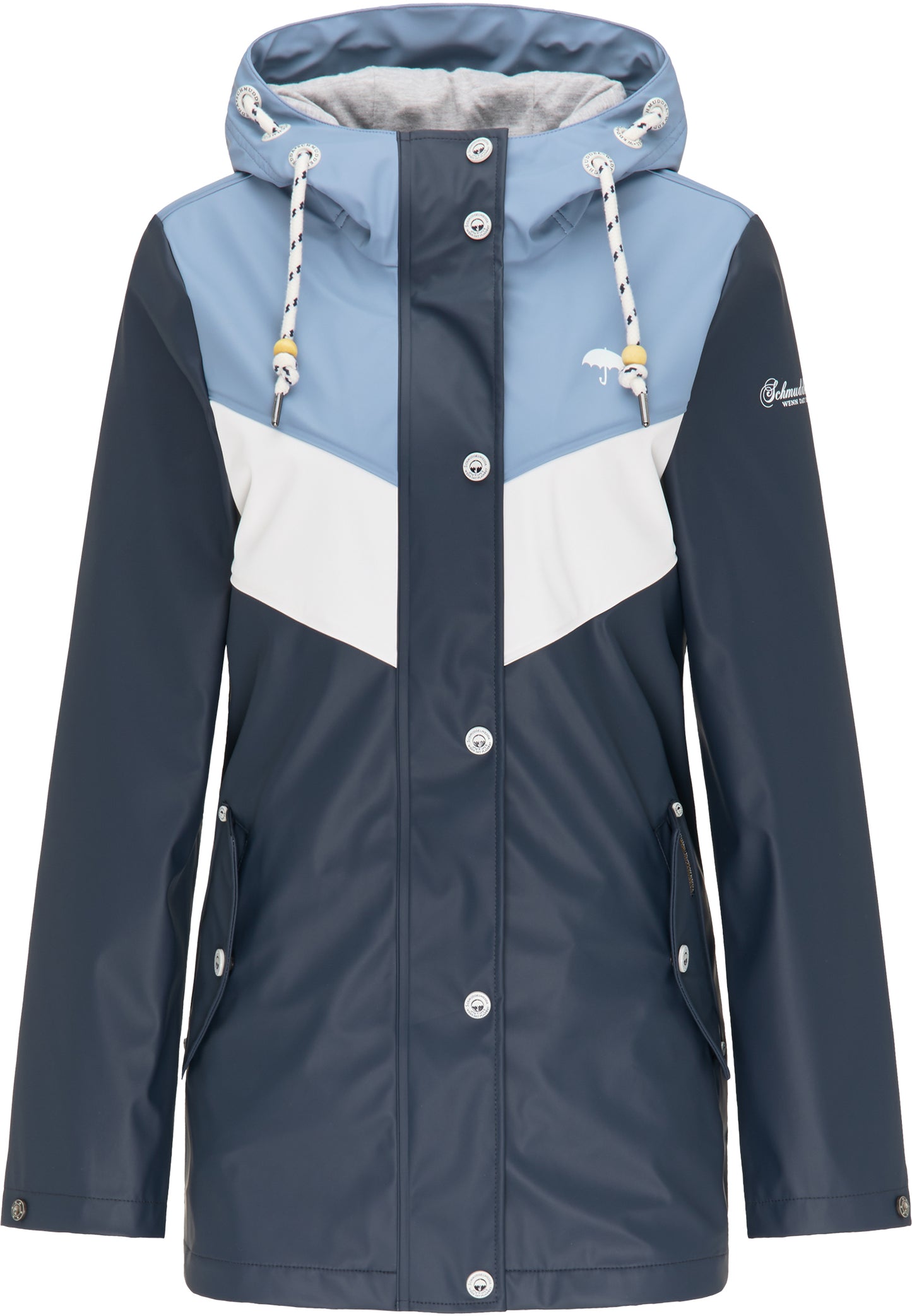 Schmuddelwedda Women's Colorblock Regenjacke