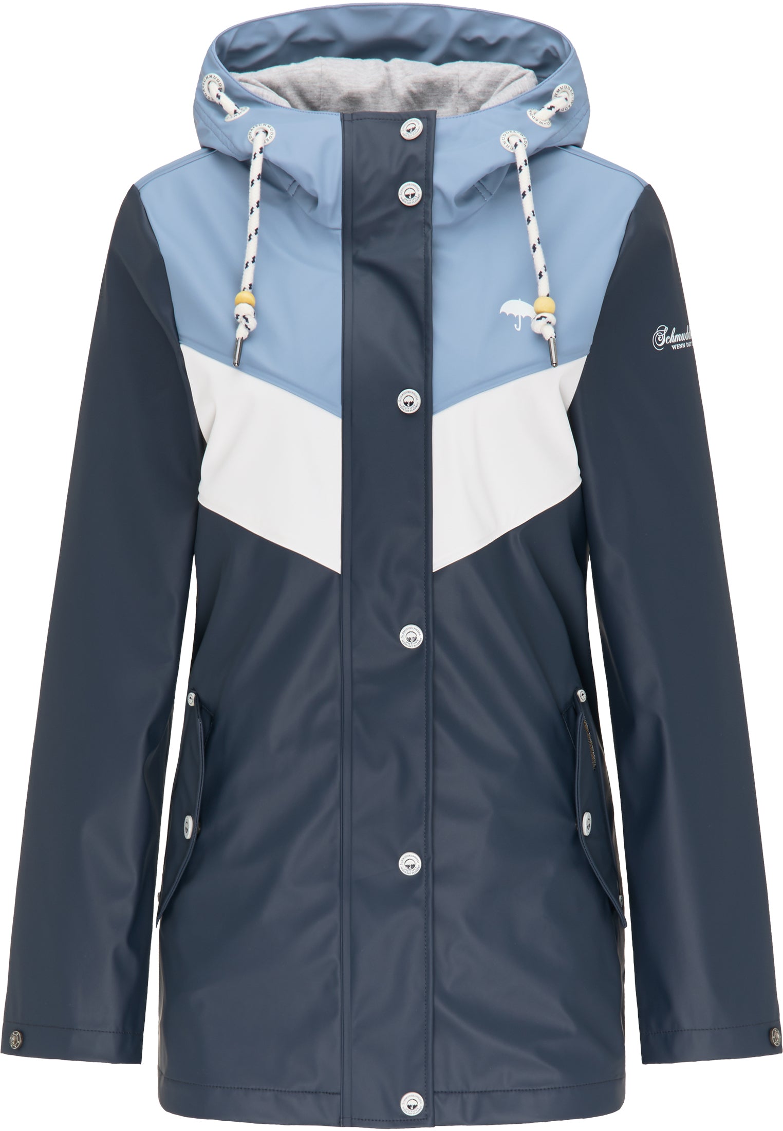 Schmuddelwedda Women's Colorblock Regenjacke
