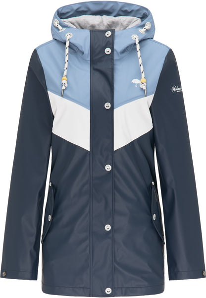Schmuddelwedda Women's Colorblock Regenjacke