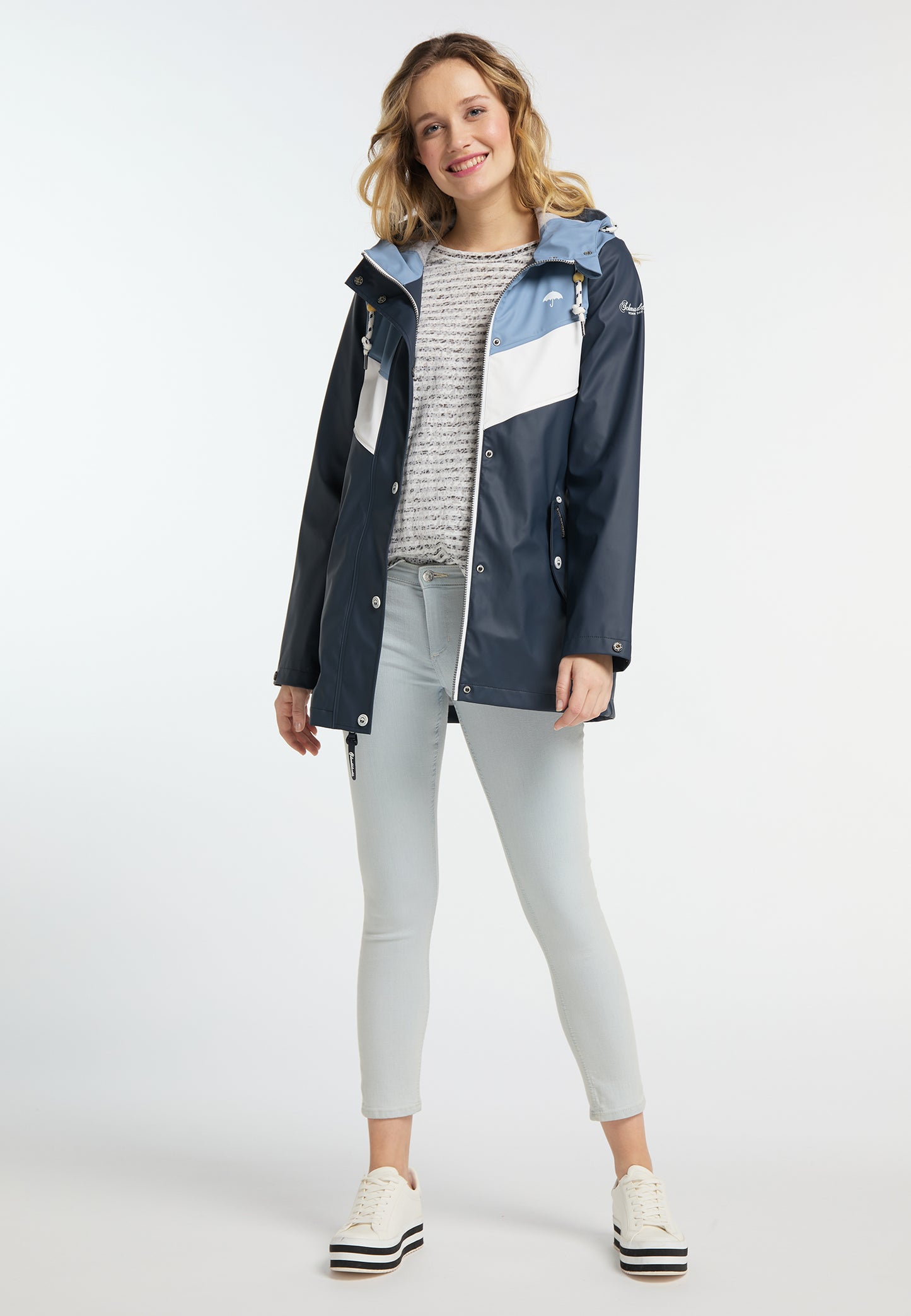 Schmuddelwedda Women's Colorblock Regenjacke